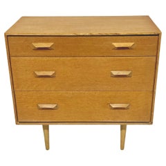 1960s Stag 'Concord' Chest of Drawers, Designed by John & Sylvia Reid, Light Oak