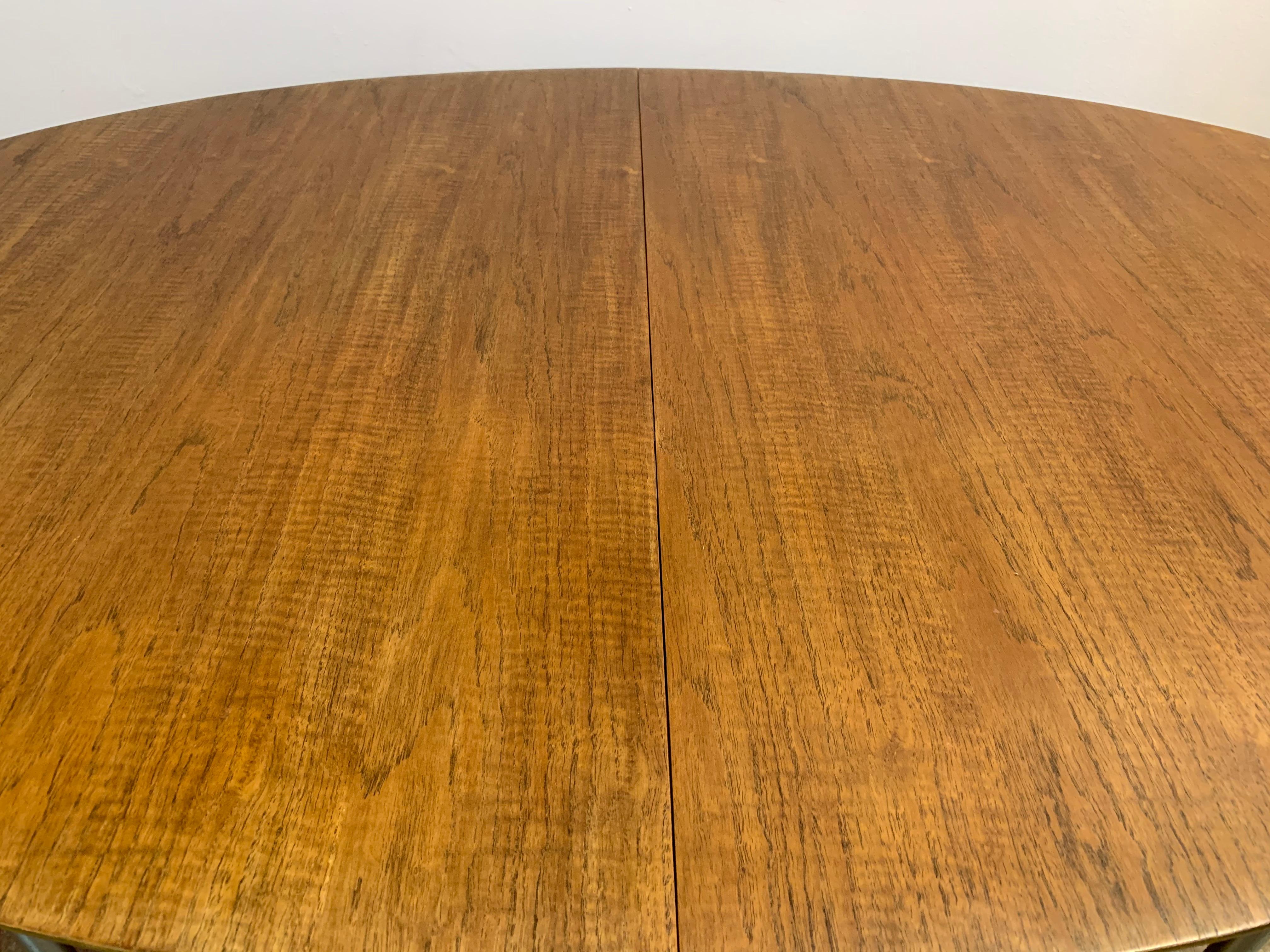 Steel 1960s Stag Furniture Oval Extending Dining Table and 8 S230 Dining Chairs