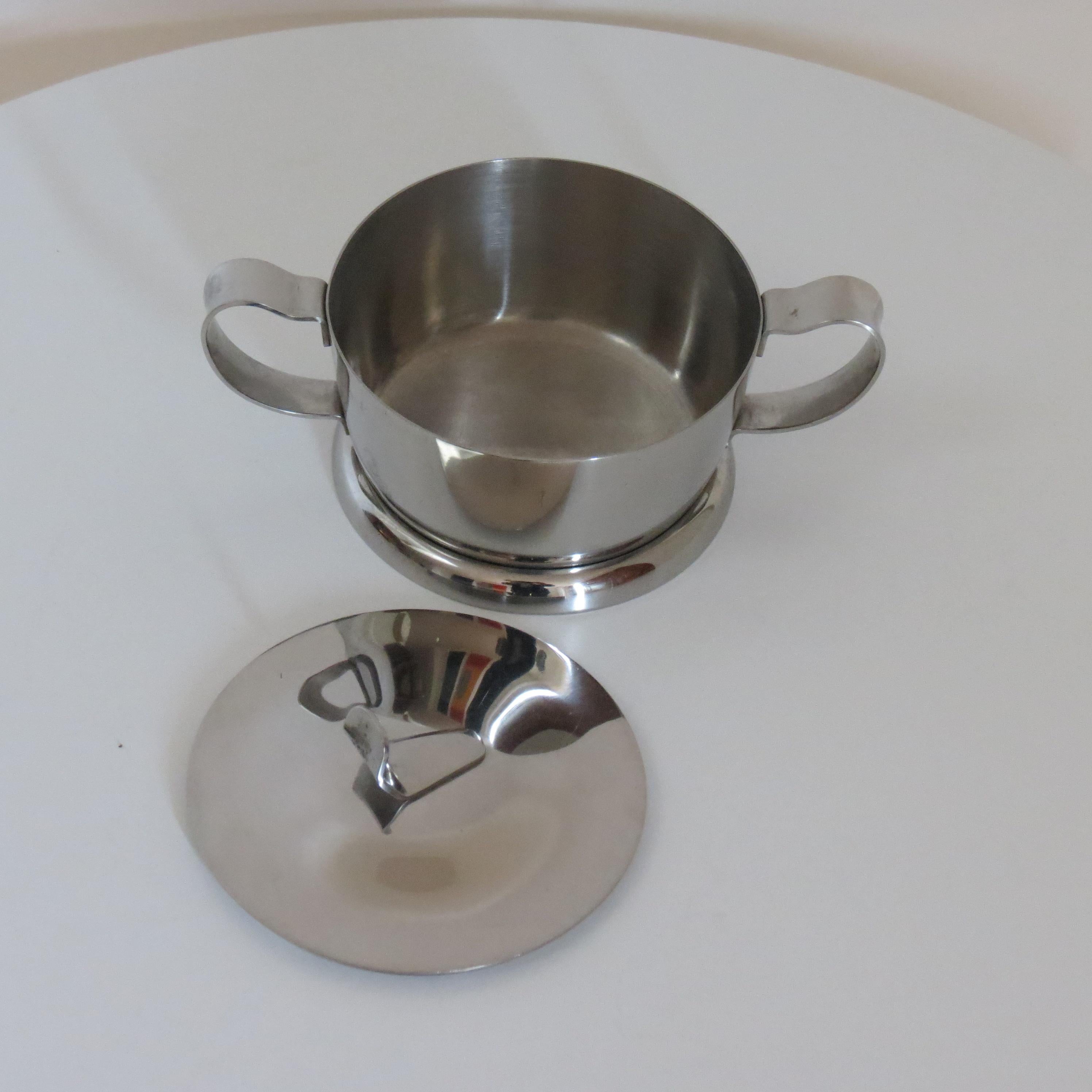 1960s Stainless Steel Tea Set by Gense Sweden  In Good Condition In Stow on the Wold, GB