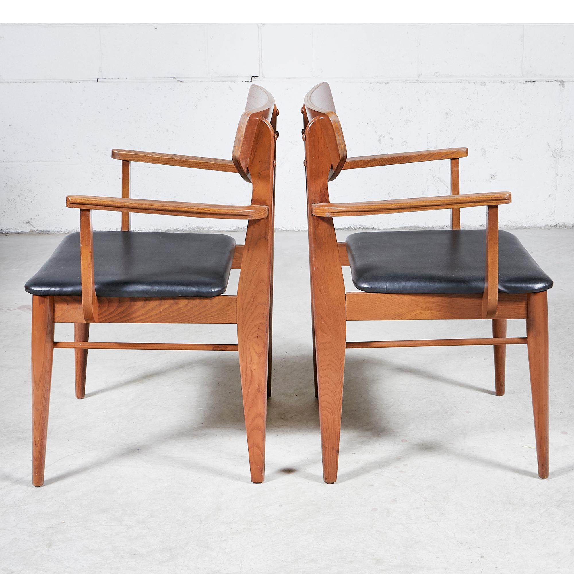 Esszimmerstühle von Paul Browning, 6er-Set, Stanley Furniture, 1960er Jahre (amerikanisch) im Angebot