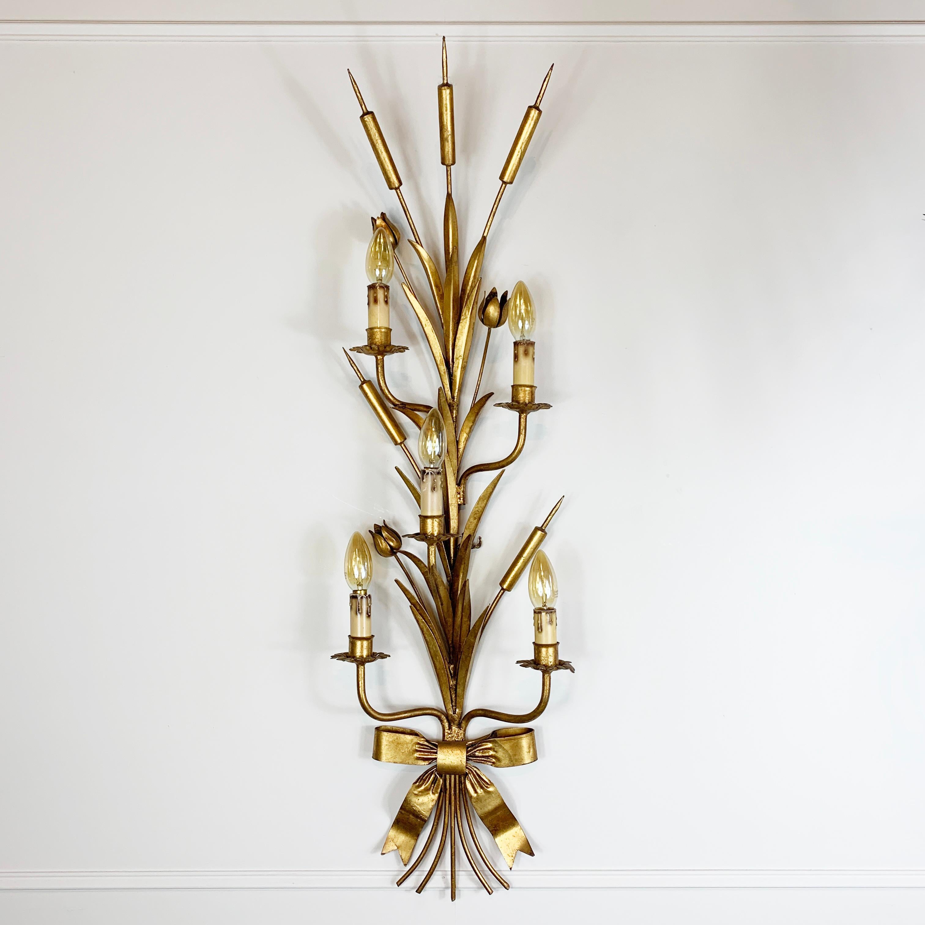 statement wall sconce