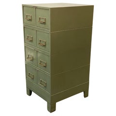 1960s Steelmaster Metallic Green File Cabinets