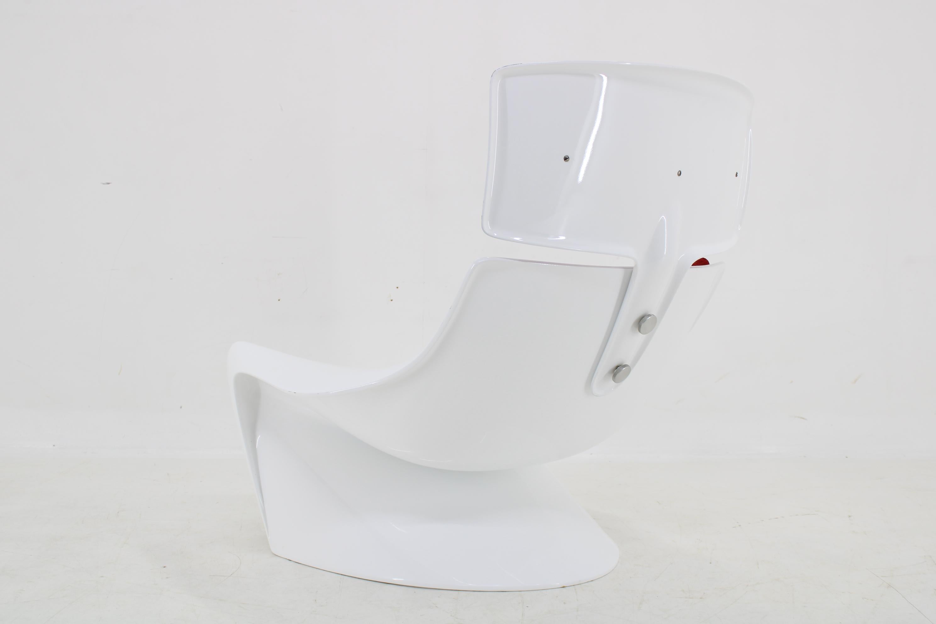 1960s Steen Ostergaard 'President' Fiberglass Lounge Chair for Cado, Denmark For Sale 1
