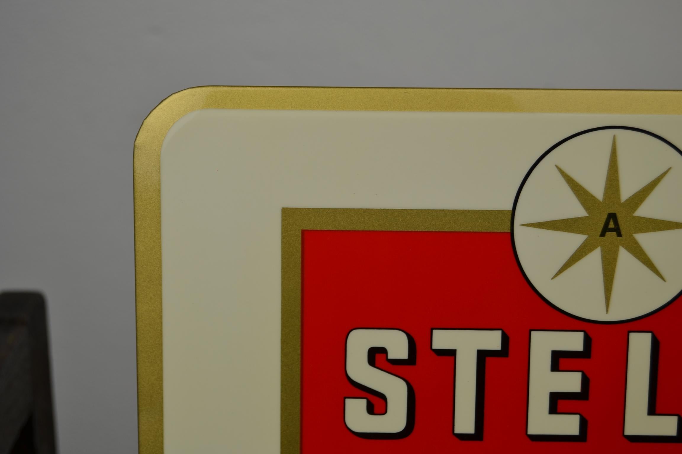 1960s Stella Artois Belgian Beer Sign by Rob Otten 4