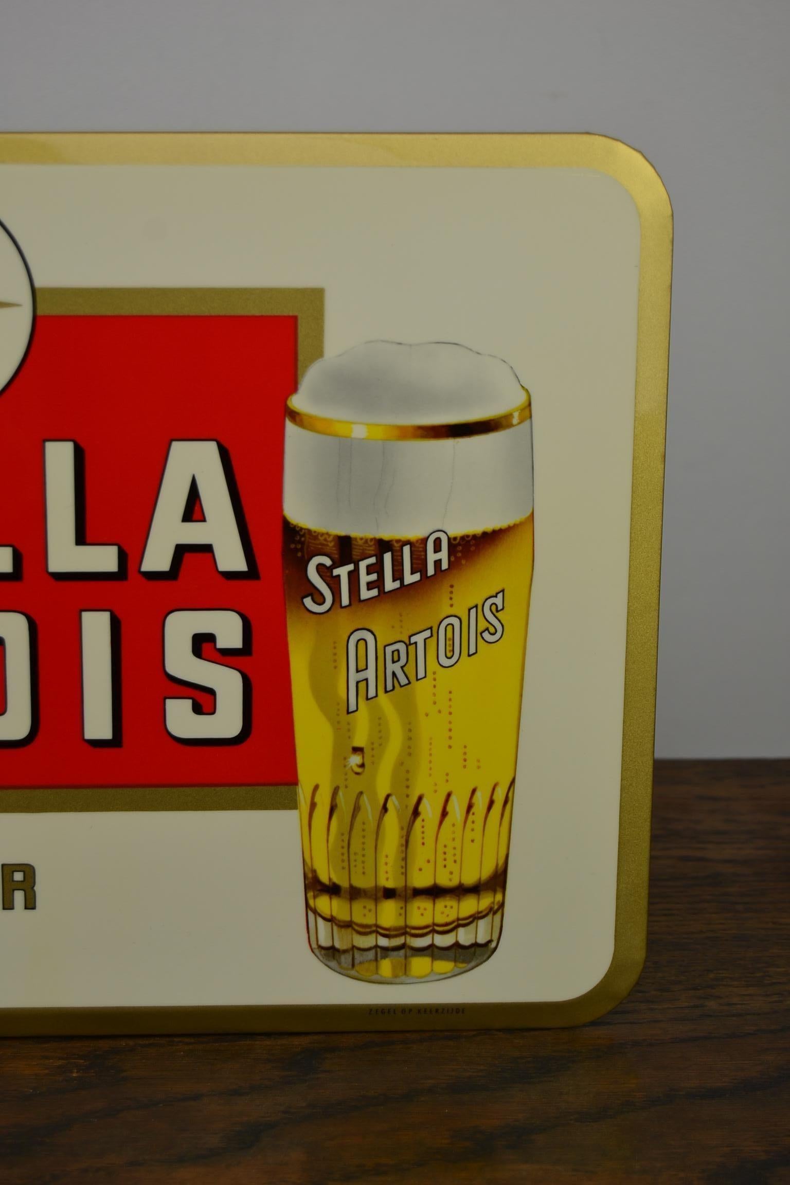 stella beer sign