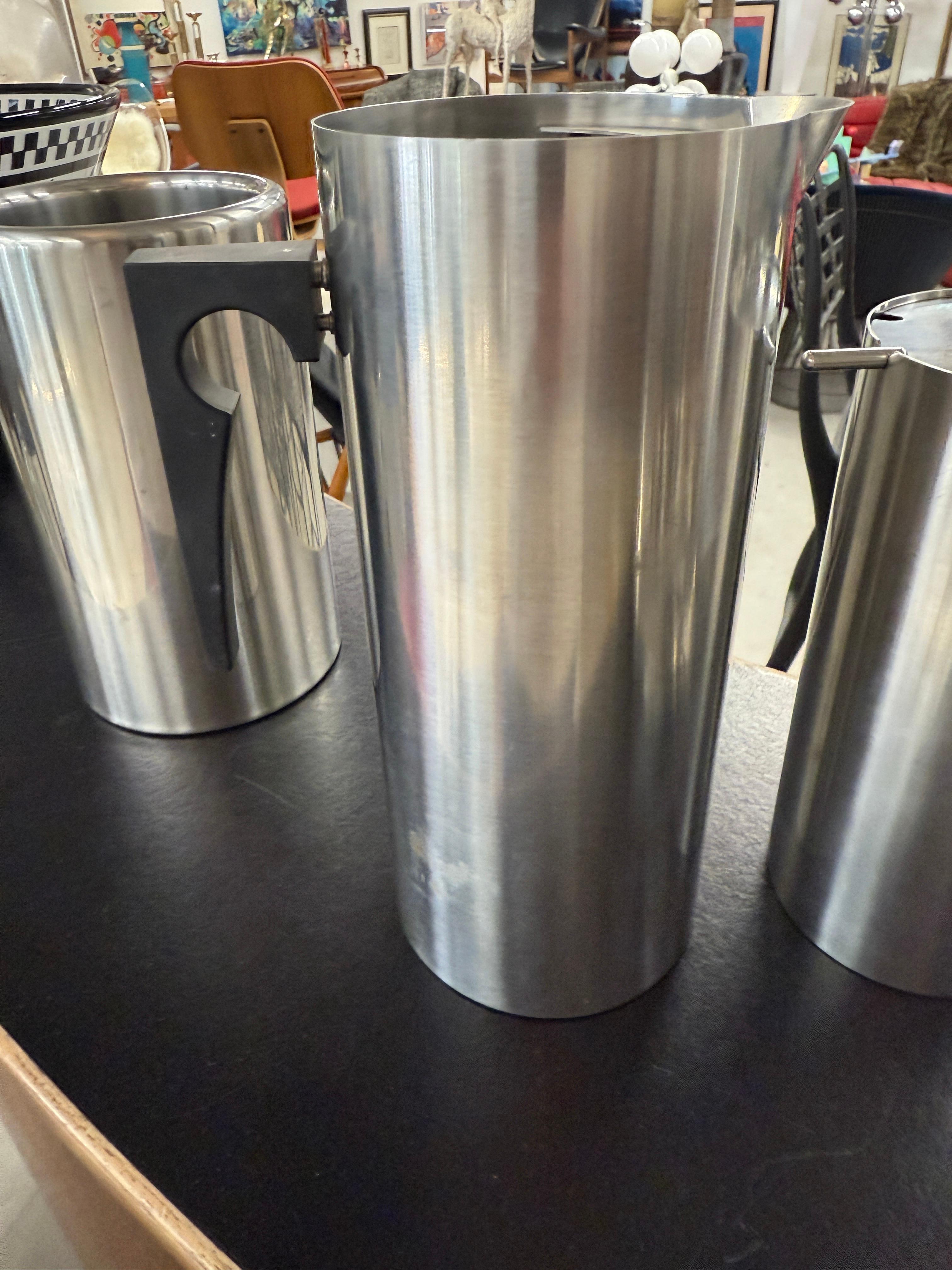 Set di stoviglie in acciaio Stelton Cylinda di Arne Jacobsen Made in Denmark del 1960 in vendita 9