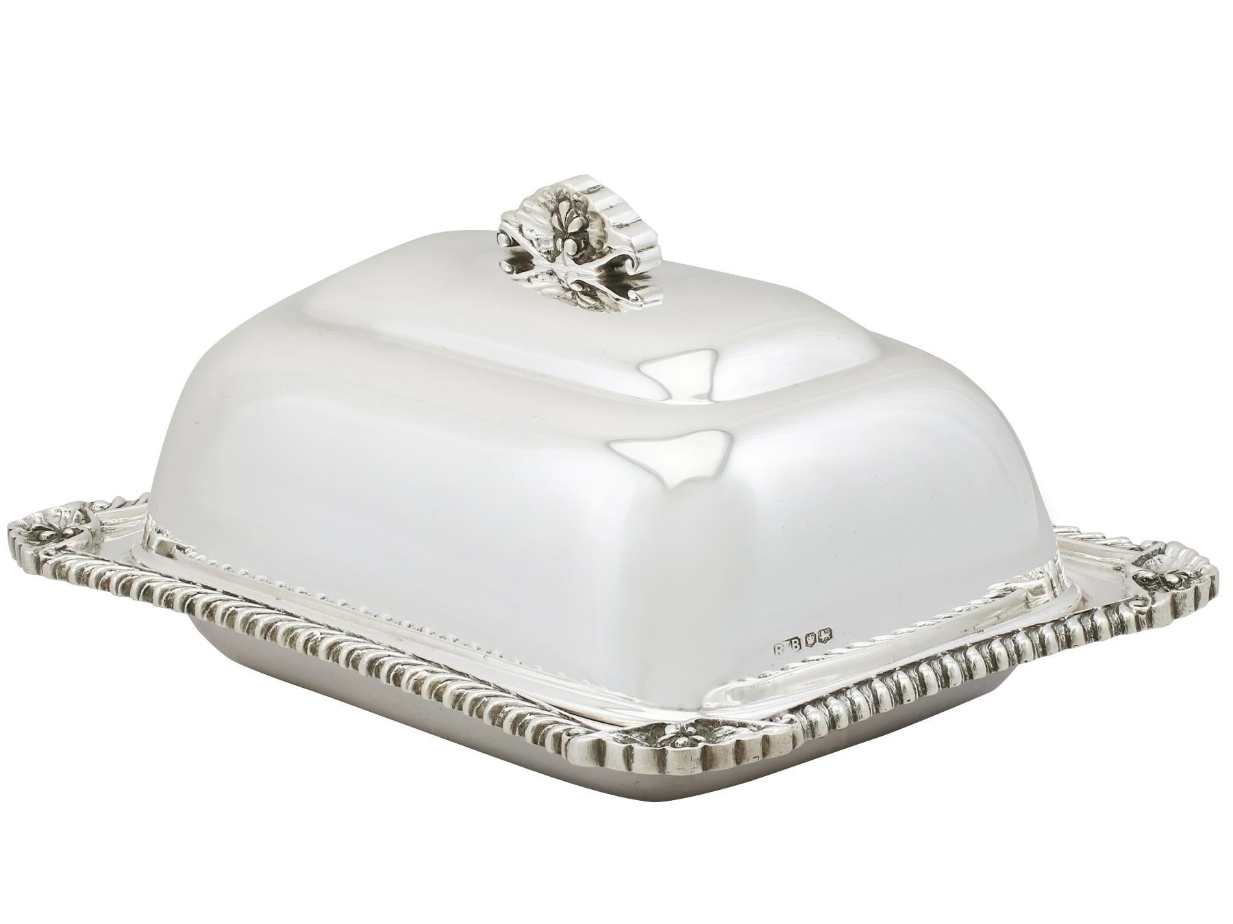 1960s butter dish
