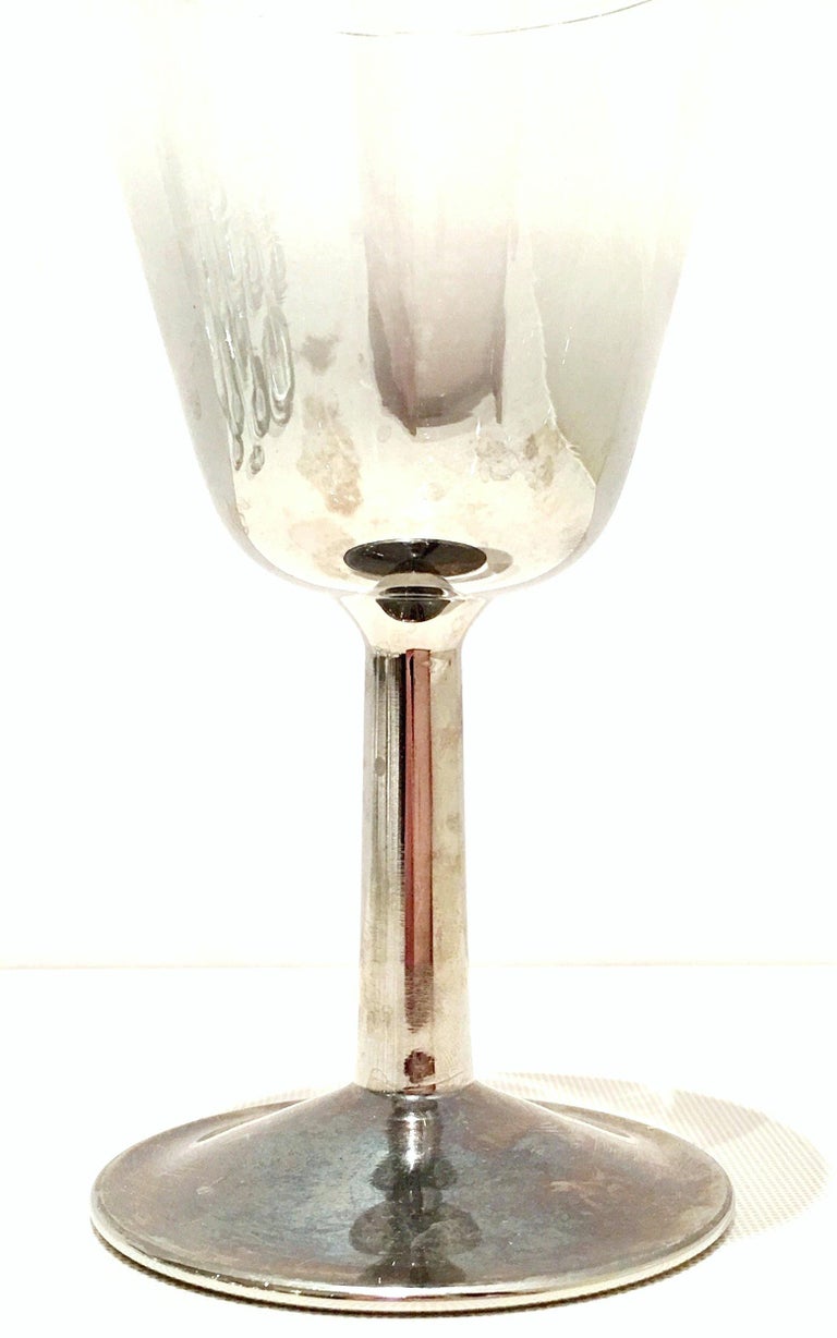 1960s Sterling Silver "Fade" Stem Drink Glasses Set of 30 by, Dorothy