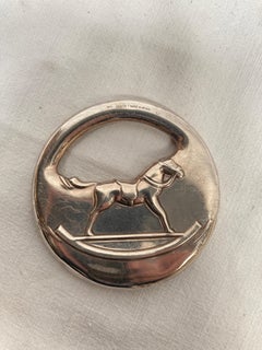 1960's Sterling silver rattle toy by Hermès