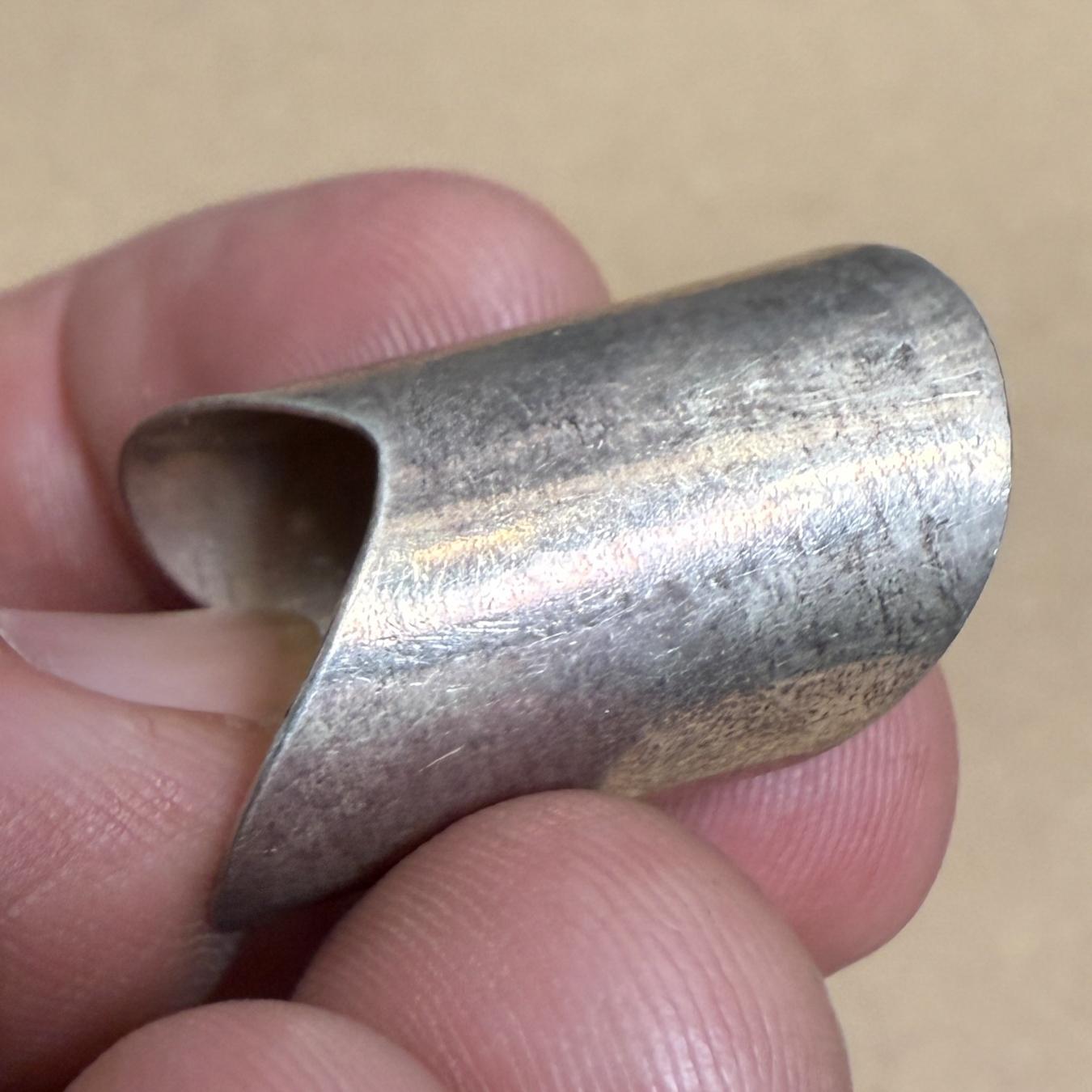 Modernistischer Taxco-Ring aus Sterlingsilber, Mexiko, 1960er Jahre (Moderne der Mitte des Jahrhunderts) im Angebot