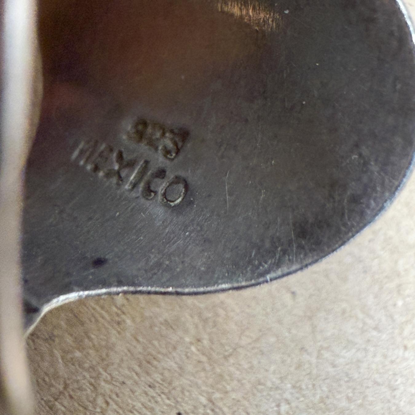 Modernistischer Taxco-Ring aus Sterlingsilber, Mexiko, 1960er Jahre (20. Jahrhundert) im Angebot