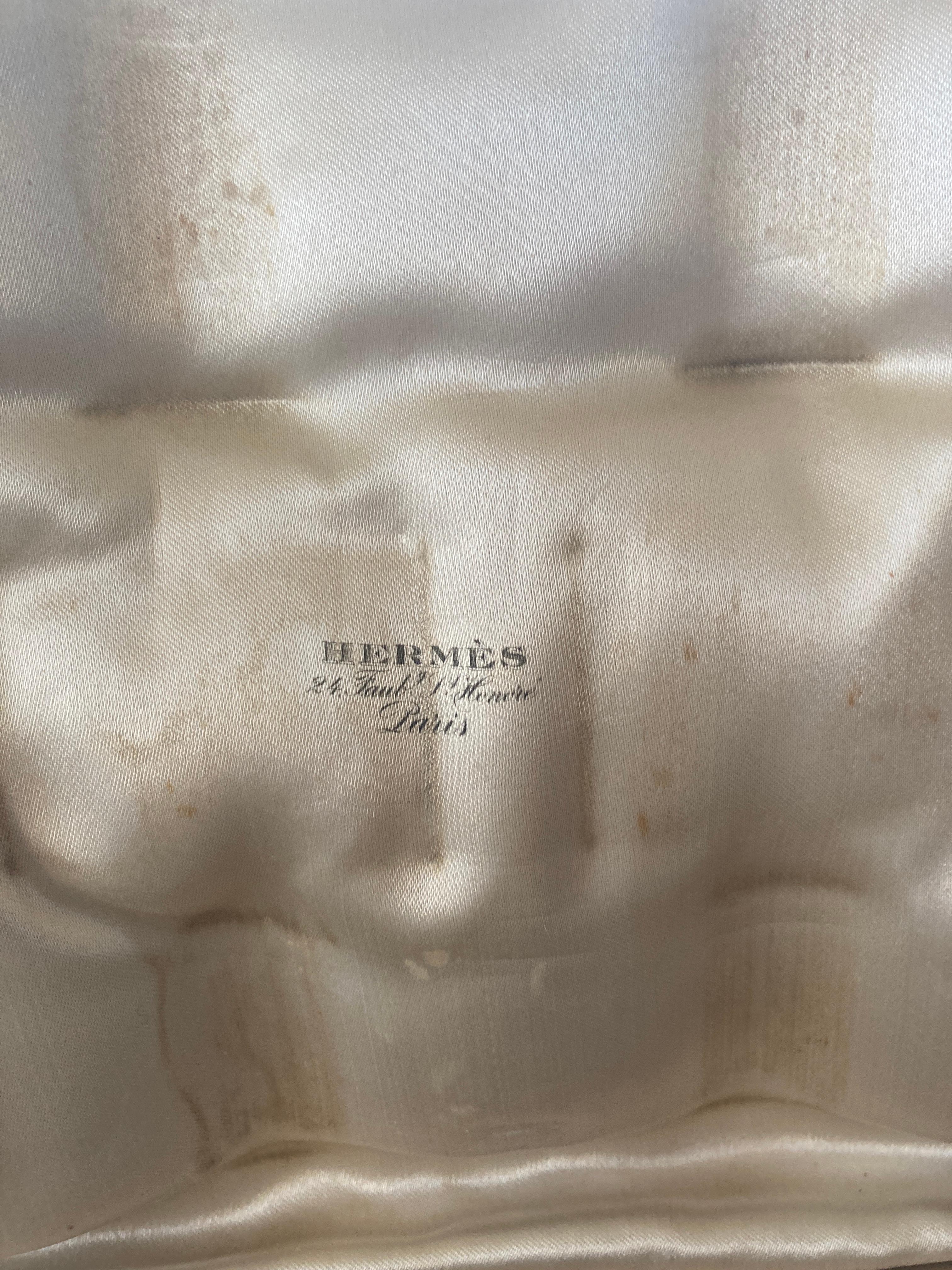 Français Ensemble de fumeurs en argent massif des années 1960 par Hermès en vente