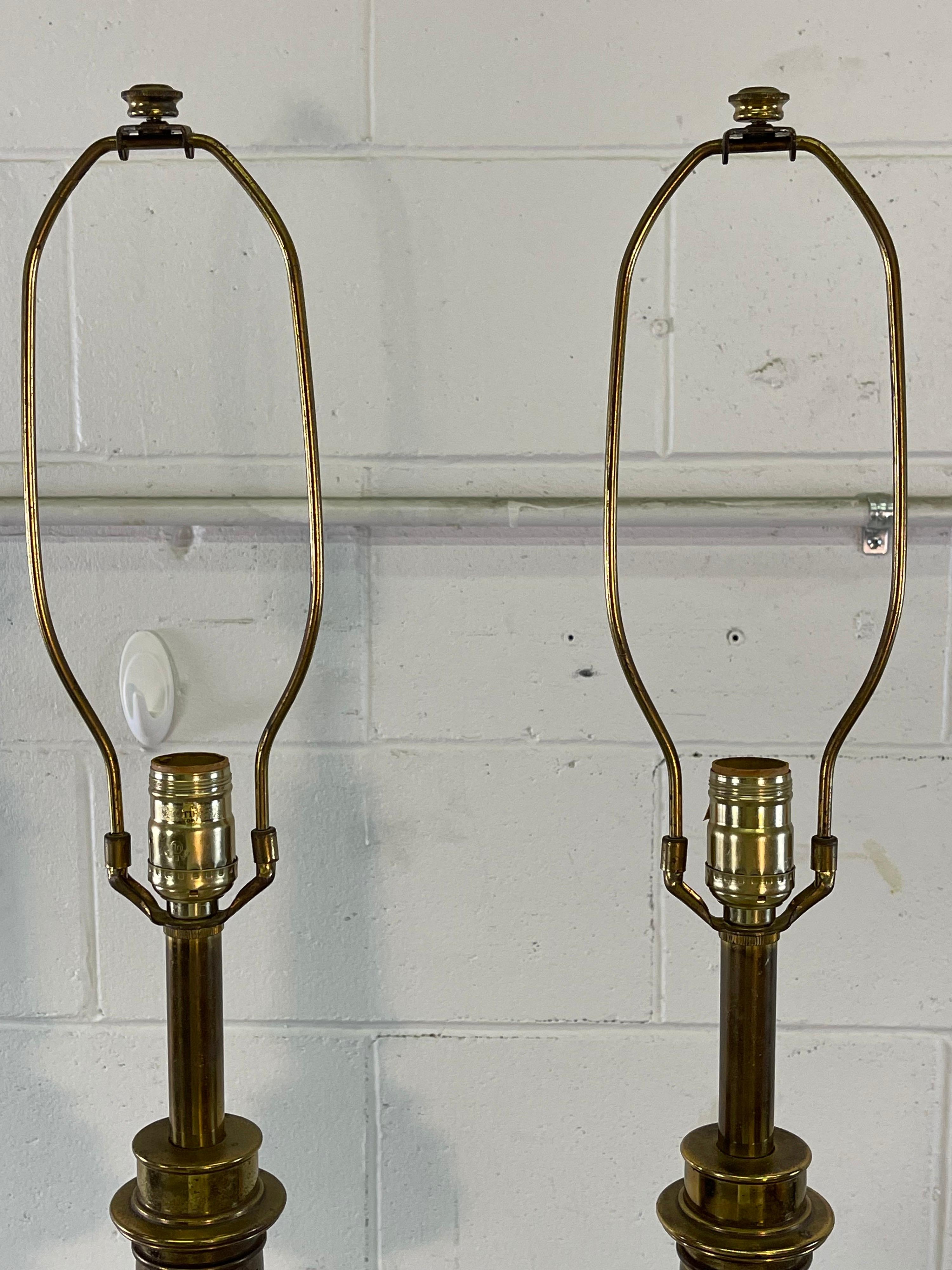 American 1960s Stiffel Table Lamps, Pair  For Sale