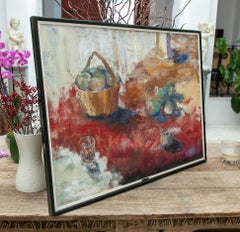 1960's Still Life by the Spanish Artist Mariano del Corral y Libano