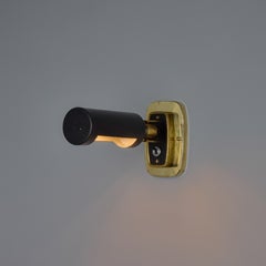 1960er Stilnovo Model #2134 Gelenkige Wandlampen aus Messing und Metall