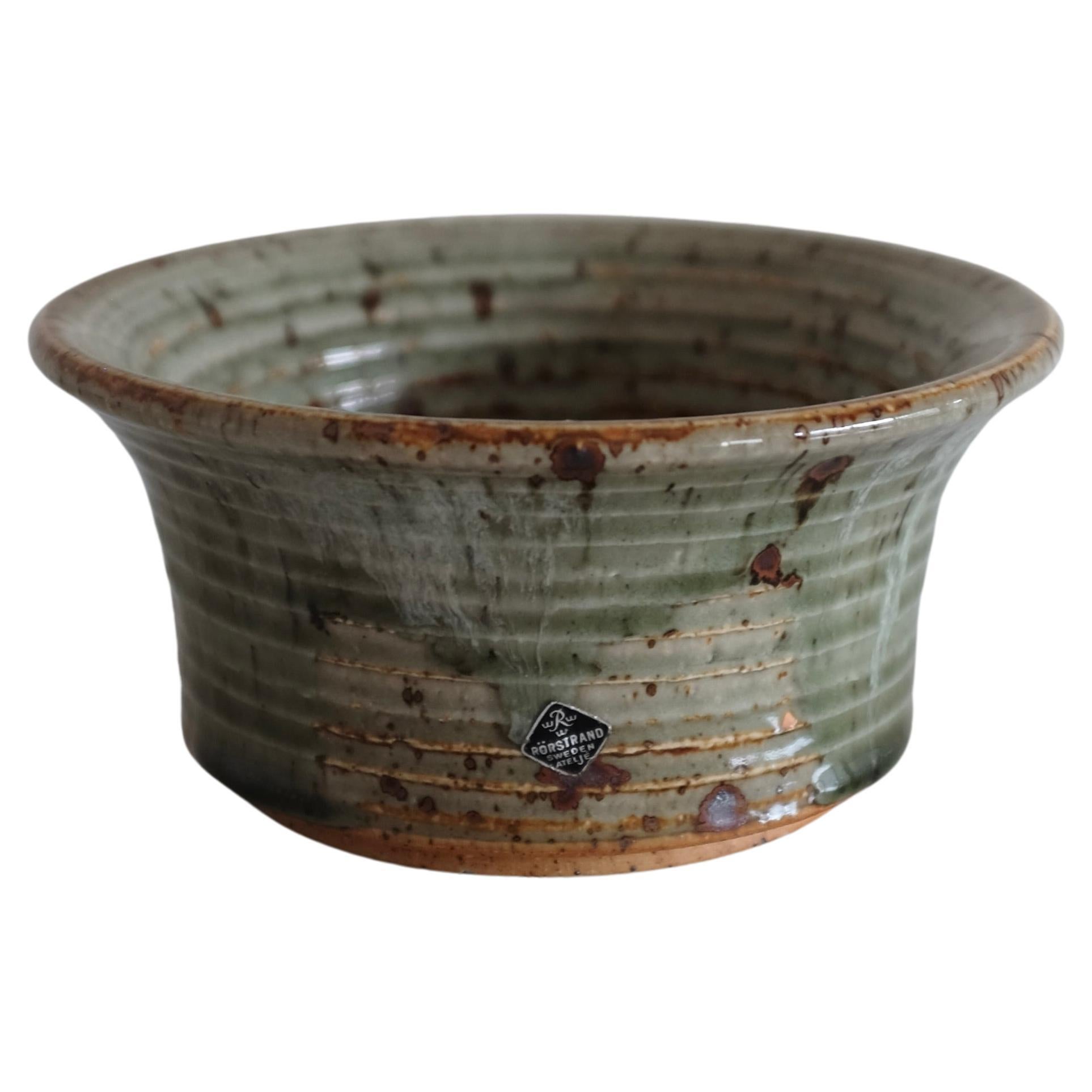 1960s Stoneware Bowl by Marianne Westman, Rörstrand