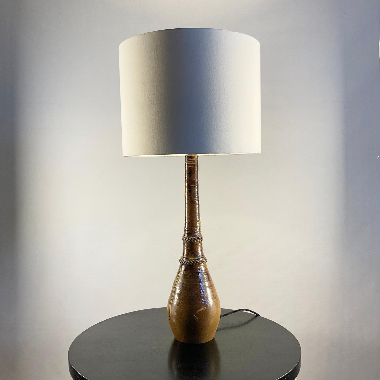 1960er Jahre Tischlampe aus dem Studio Pottery von 