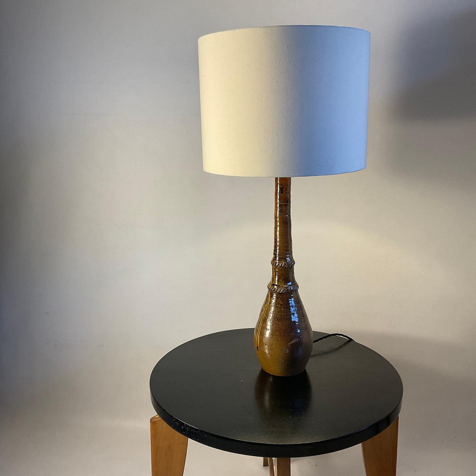 1960er Jahre Tischlampe aus dem Studio Pottery von 