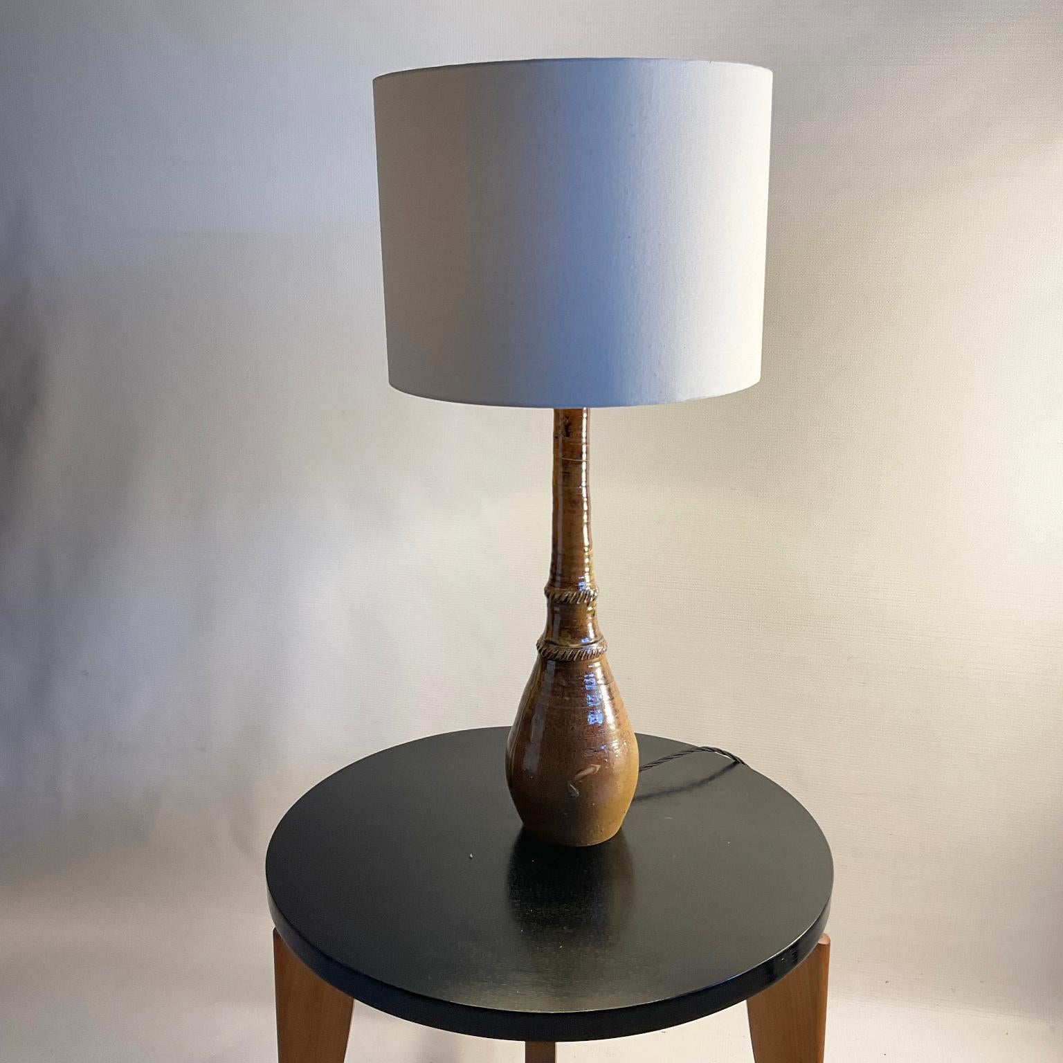 1960er Jahre Tischlampe aus dem Studio Pottery von 