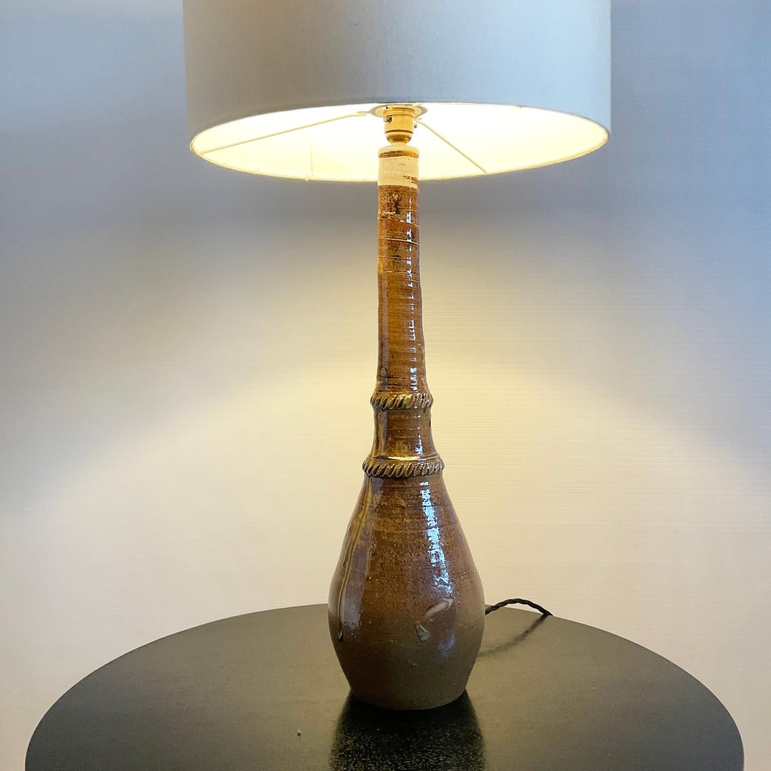 1960er Jahre Tischlampe aus dem Studio Pottery von 
