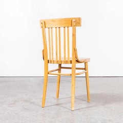 1960’s Straight Back Bentwood Dining Chair by Ton, Set of Eight