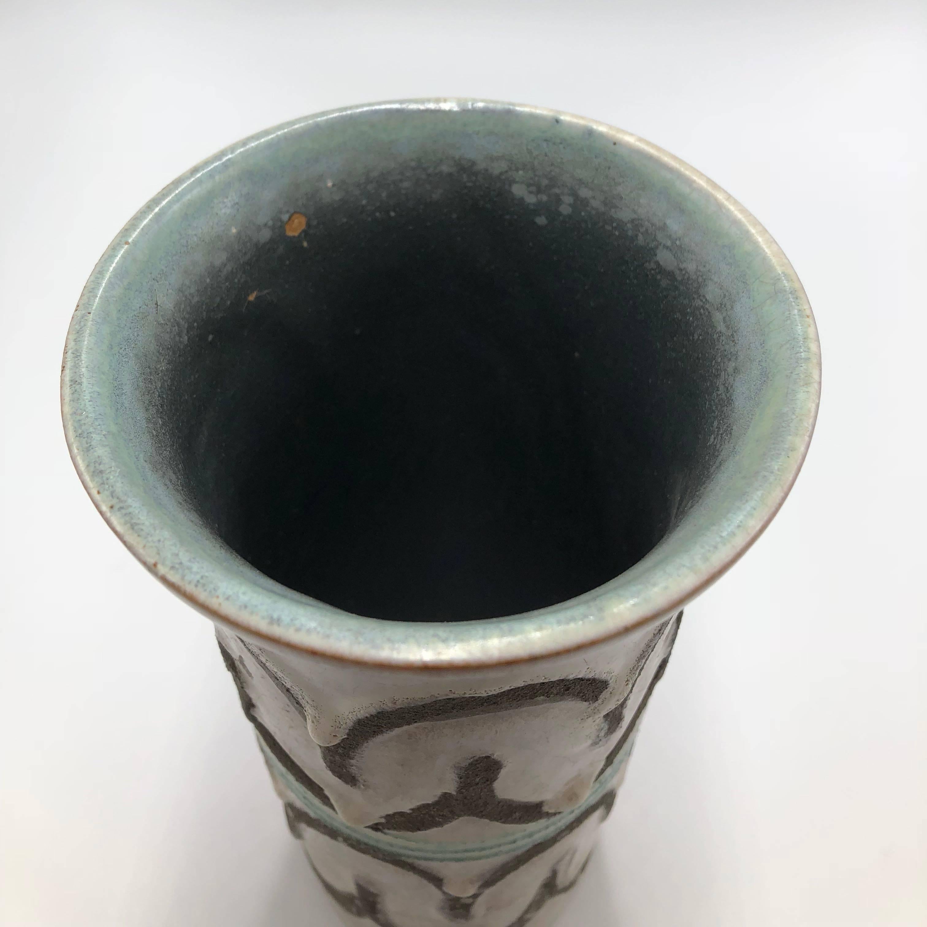 Mid-20th Century 1960s Strehla West Germany Vase For Sale
