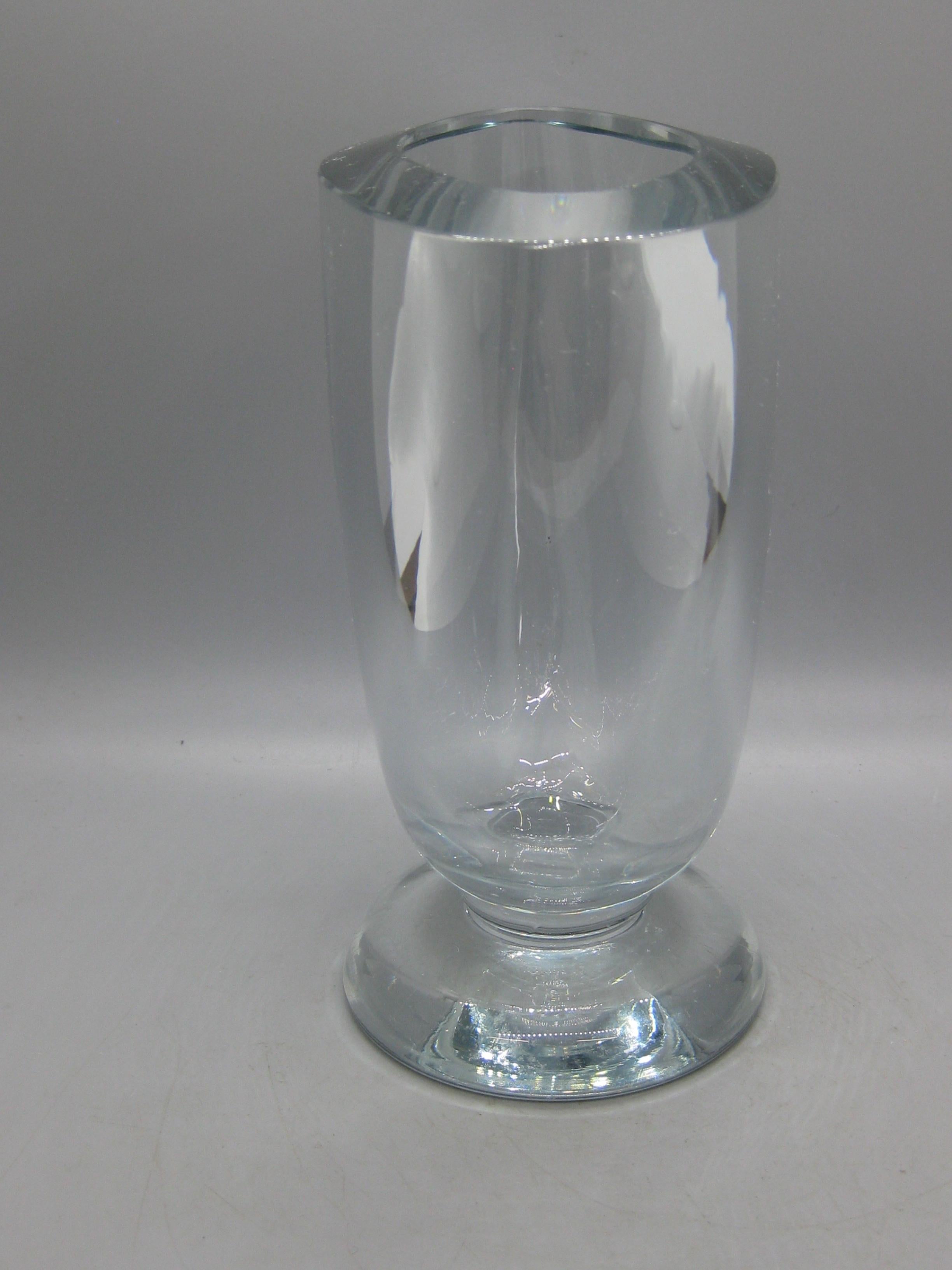 XX secolo Vaso in vetro artistico Strombergshyttan By Astra Stromberg Made in Sweden del 1960 in vendita