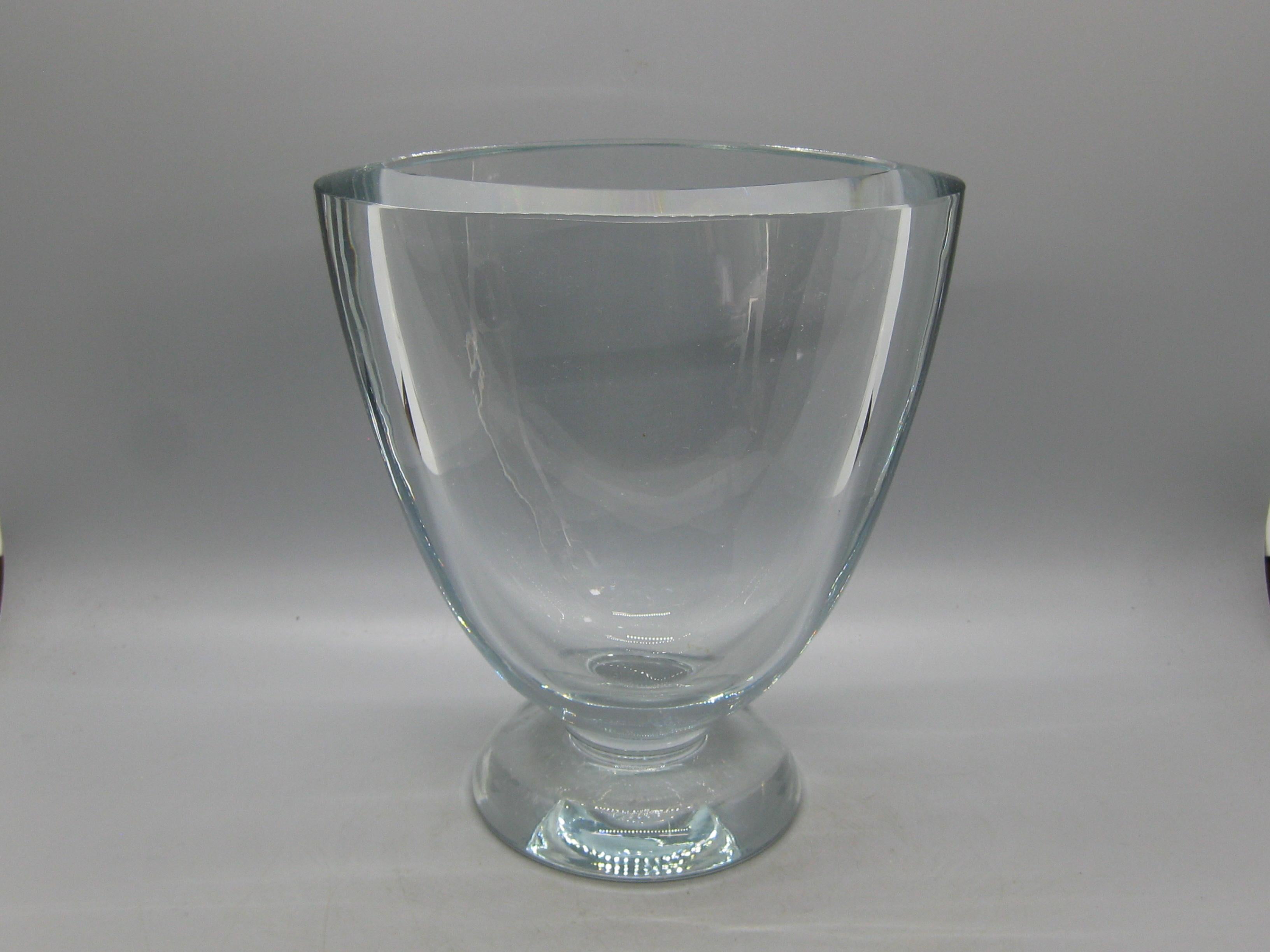 Vetro artistico Vaso in vetro artistico Strombergshyttan By Astra Stromberg Made in Sweden del 1960 in vendita