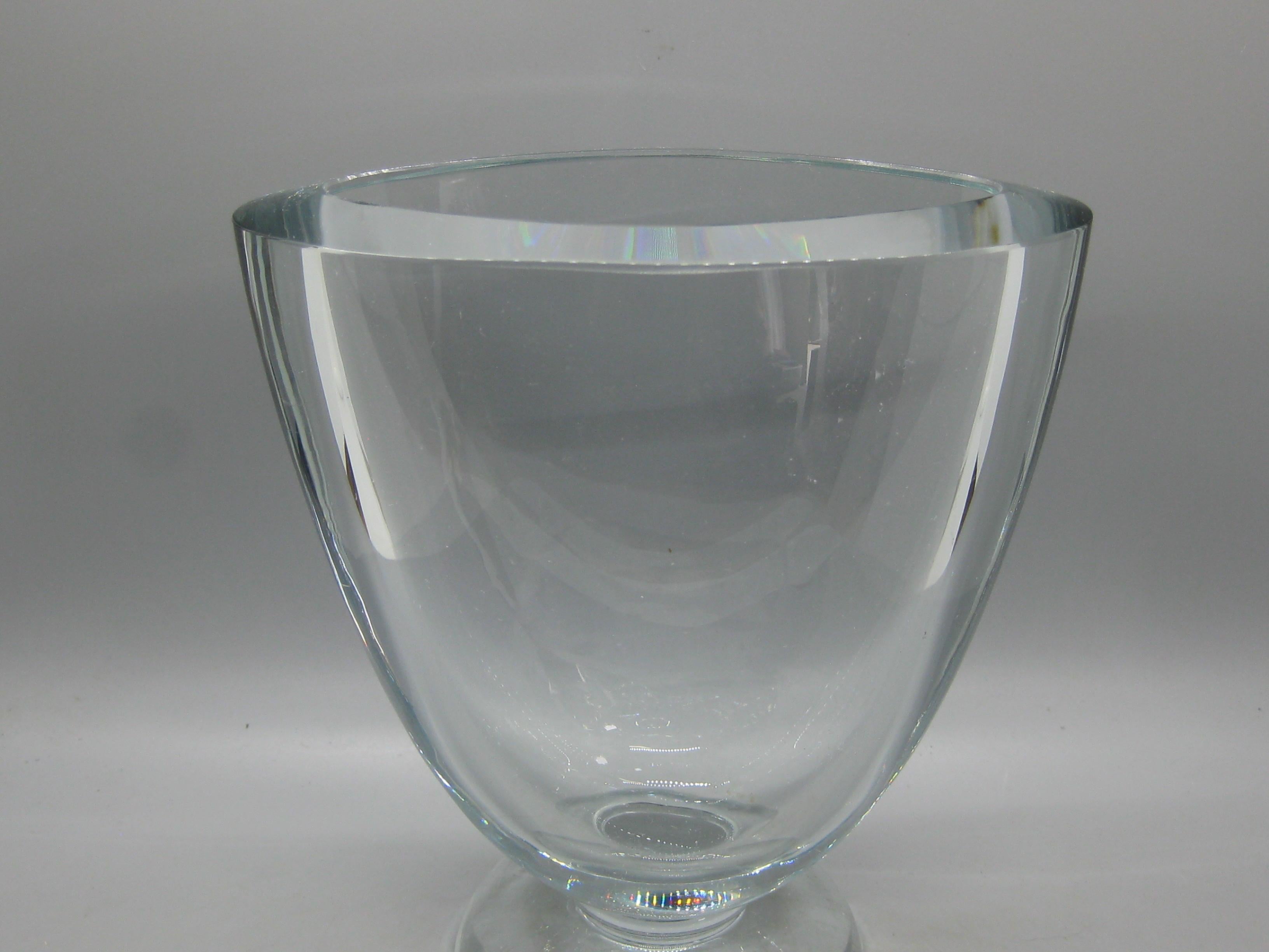 Vaso in vetro artistico Strombergshyttan By Astra Stromberg Made in Sweden del 1960 in vendita 1
