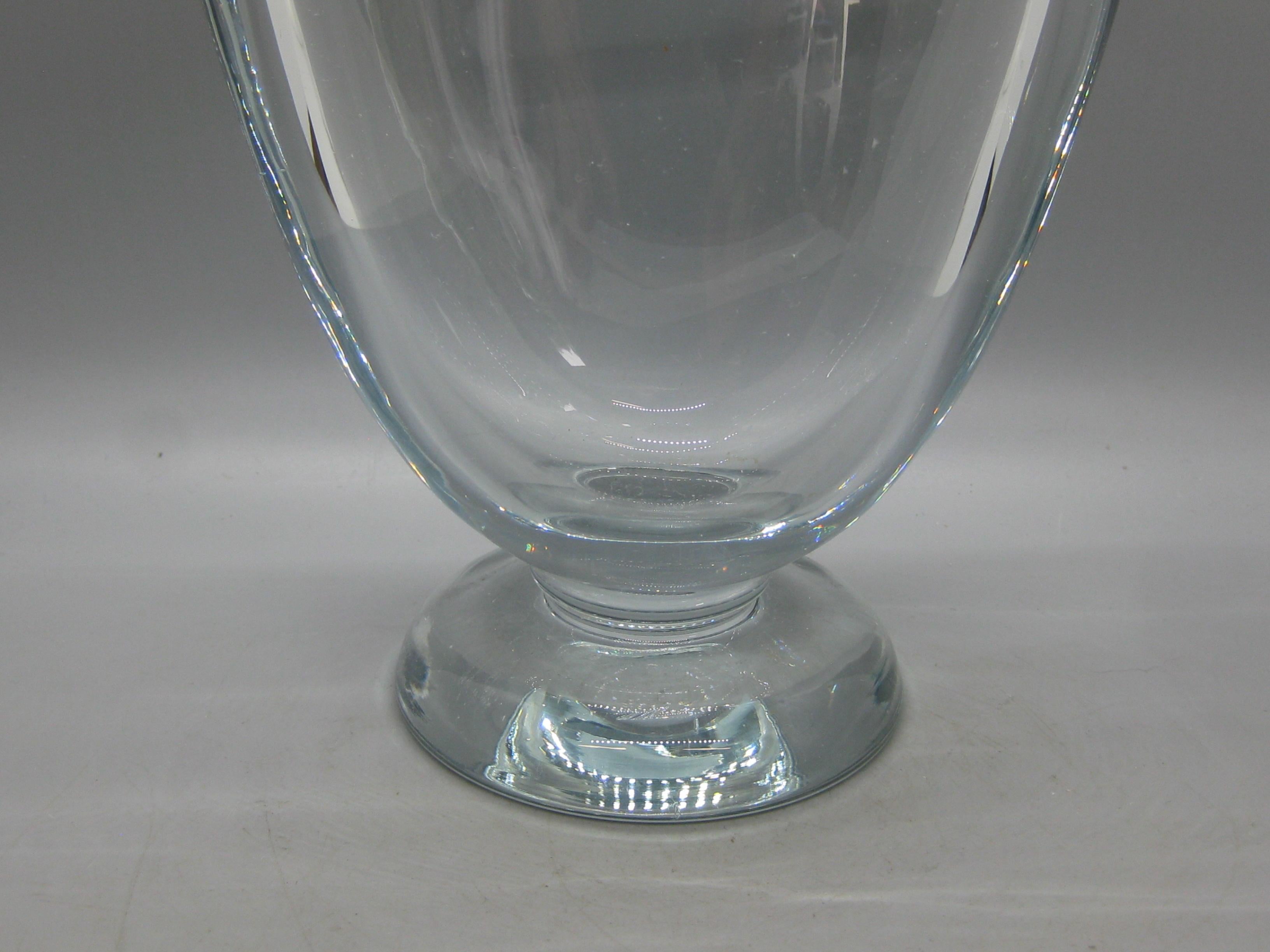 Vaso in vetro artistico Strombergshyttan By Astra Stromberg Made in Sweden del 1960 in vendita 2