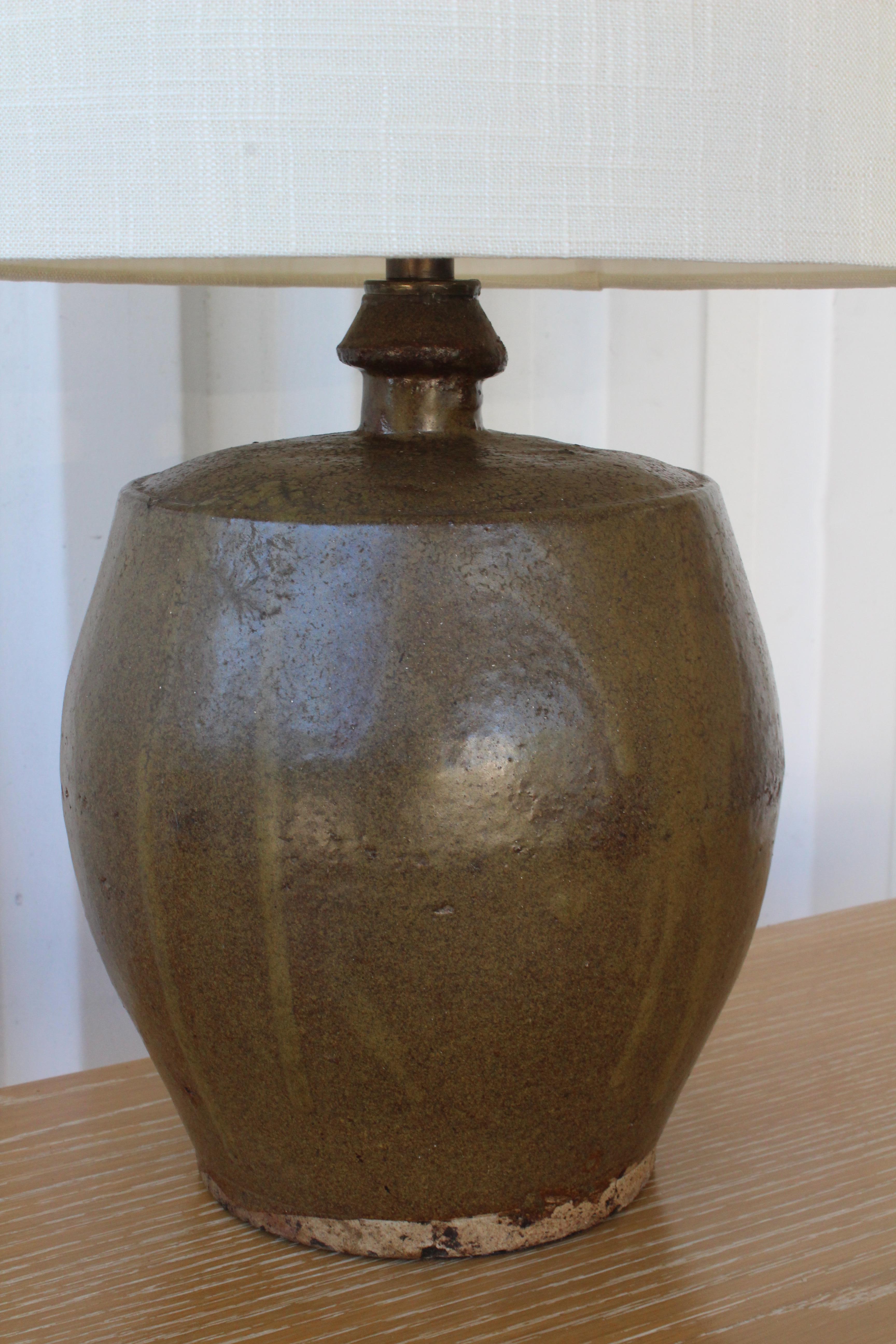 1960s Studio Ceramic Table Lamp 6