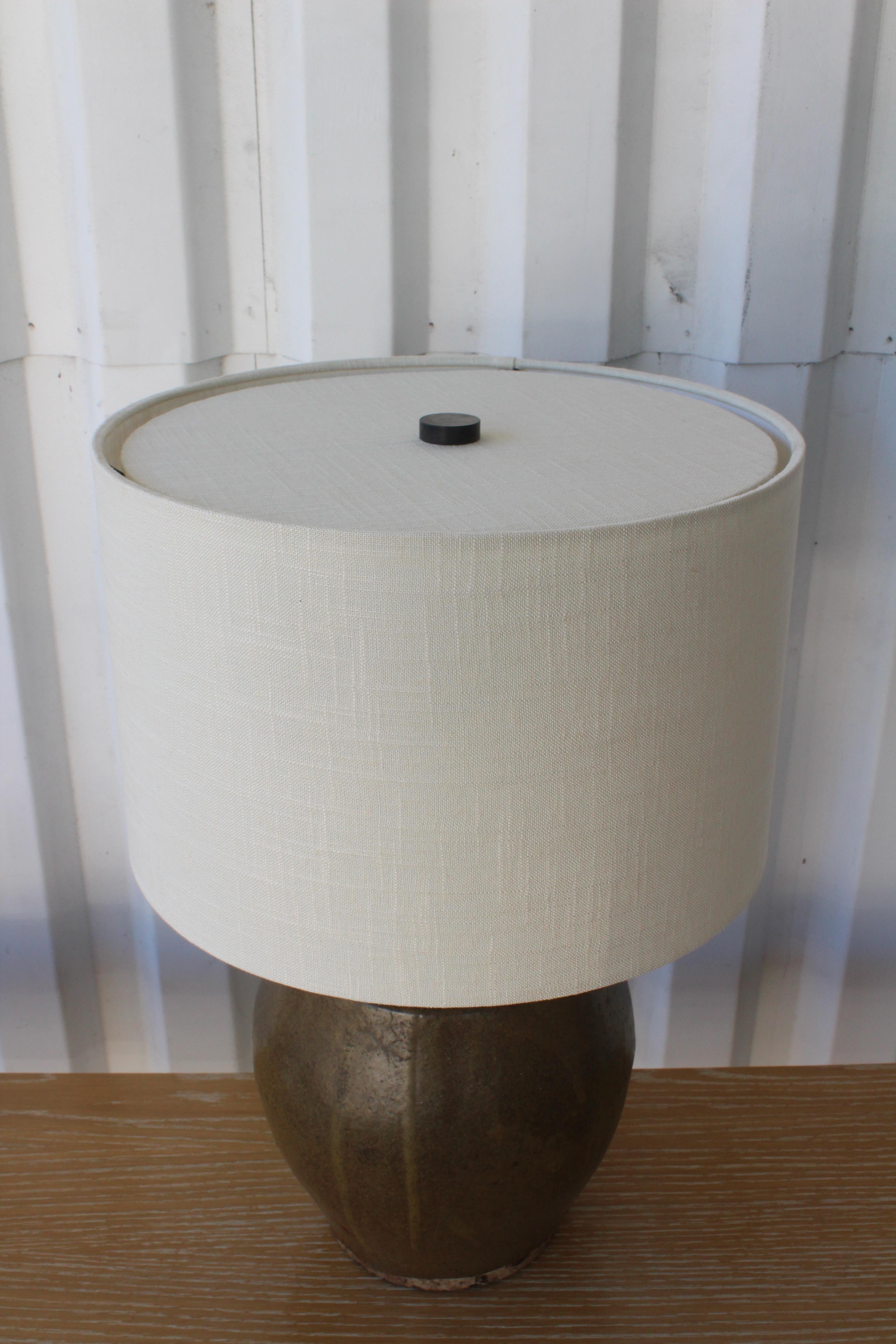 Stoneware 1960s Studio Ceramic Table Lamp