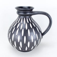 1960s Studio Ceramic Vase by Wilhelm & Elly Kuch, Germany