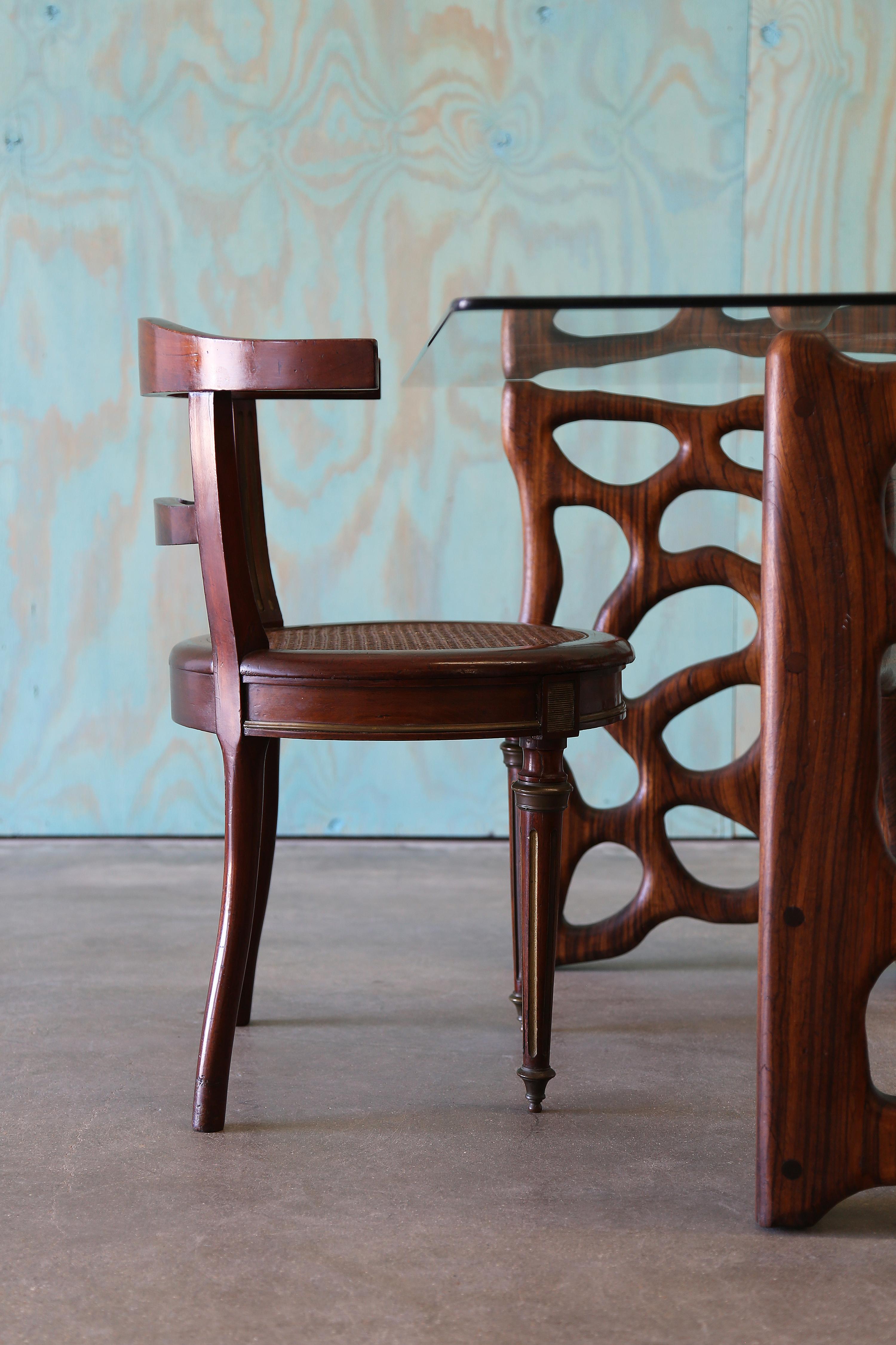 Table de salle à manger/bureau Studio Craft des années 1960 à base en Z d'après Gino Russo en vente 5