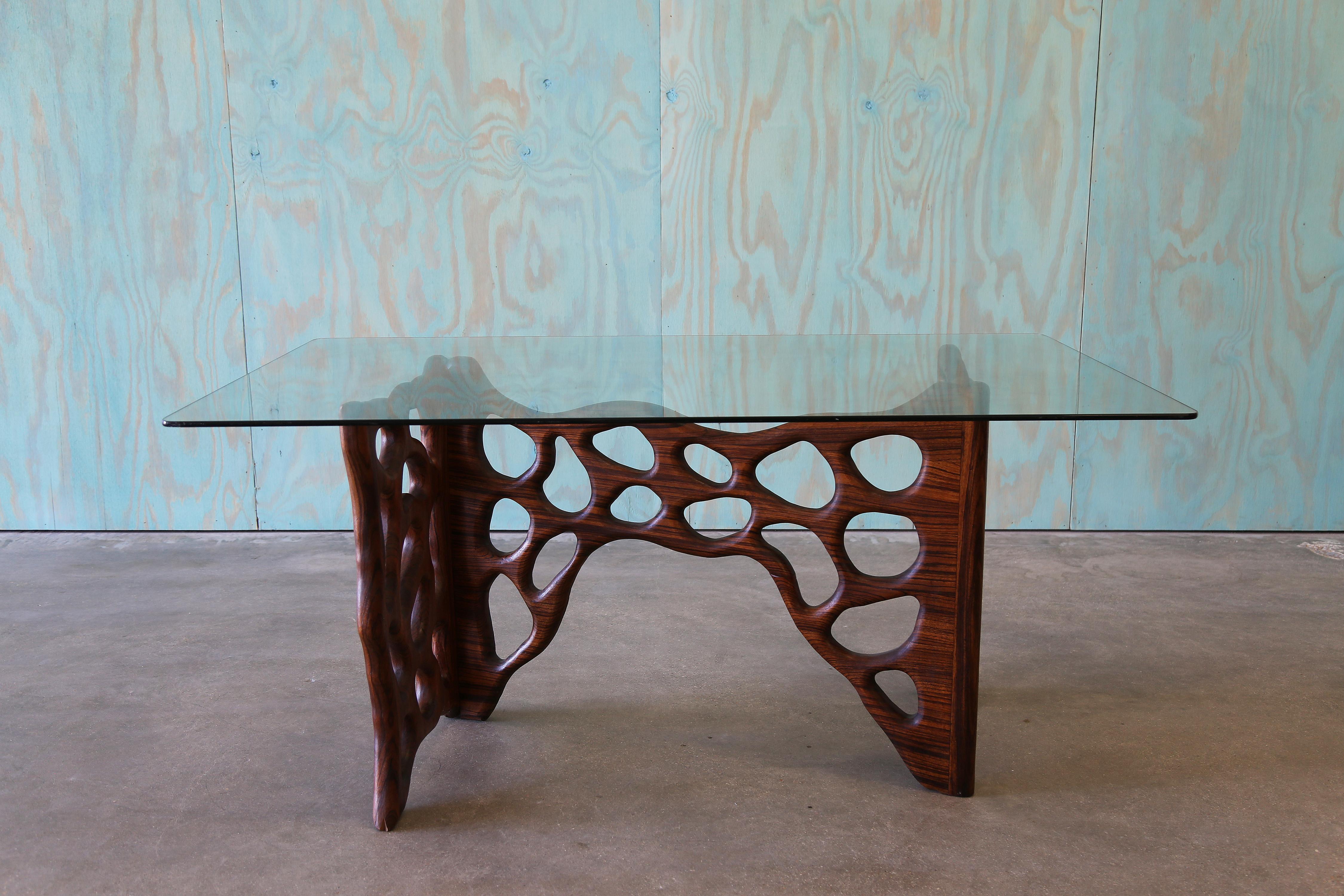 Table de salle à manger/bureau Studio Craft des années 1960 à base en Z d'après Gino Russo en vente 2
