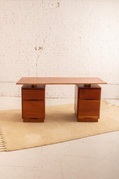 1960s Studio Made Live Edge Desk