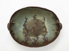 Ciotola decorativa in studio Pottery firmata del 1960