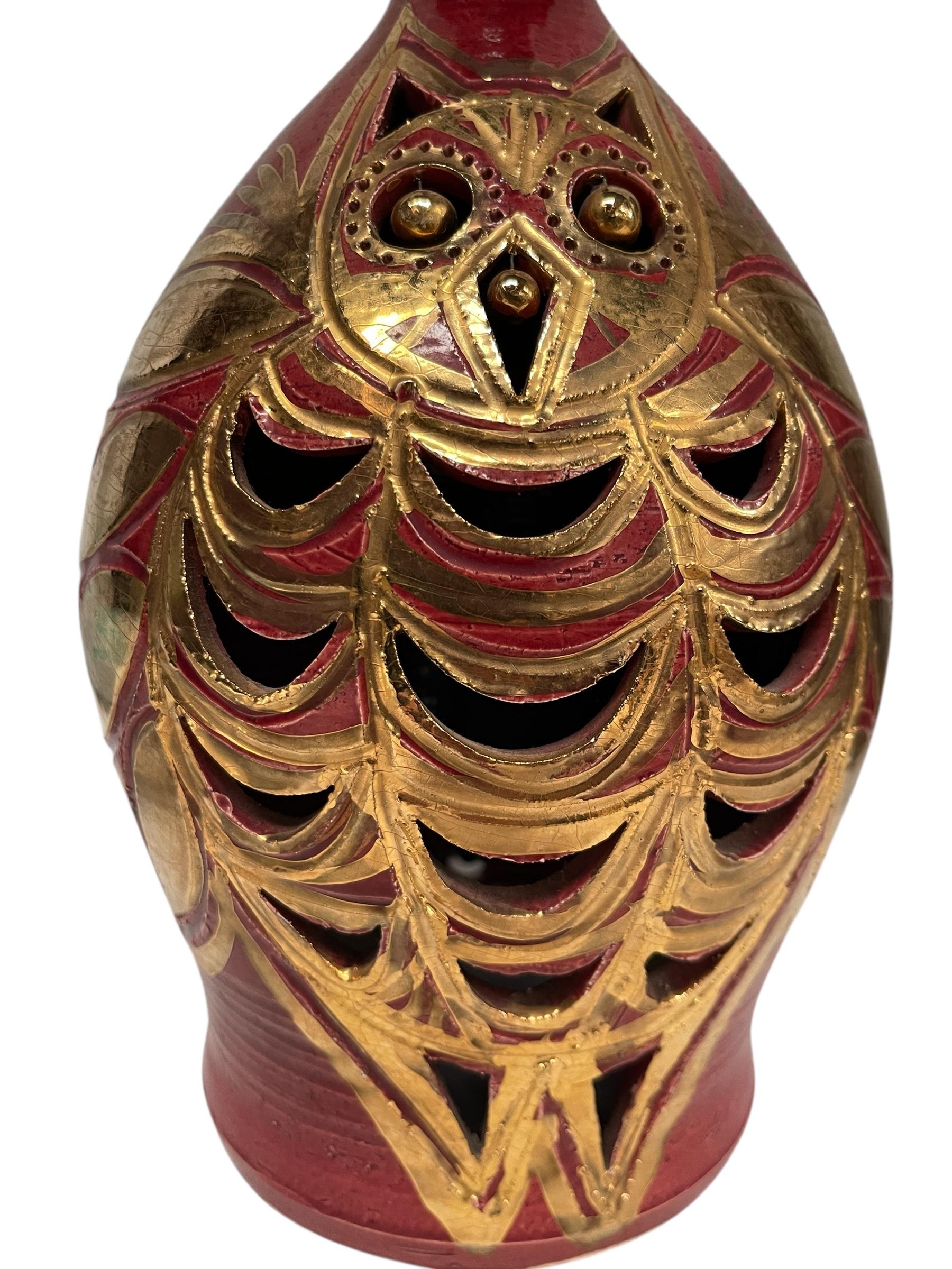 Lámpara de cerámica Studio Pottery de los años 60, de Georges Pelletier en venta 1