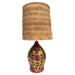 1960's Studio pottery ceramic lamp by Georges Pelletier