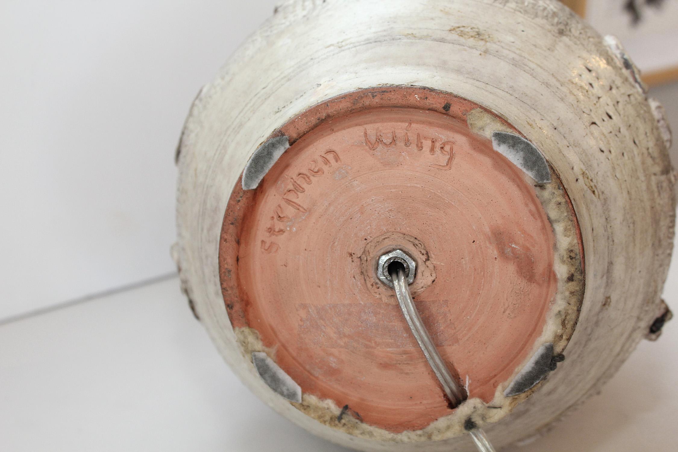 1960s Studio Pottery Lamp by W. Stephen Wing 3