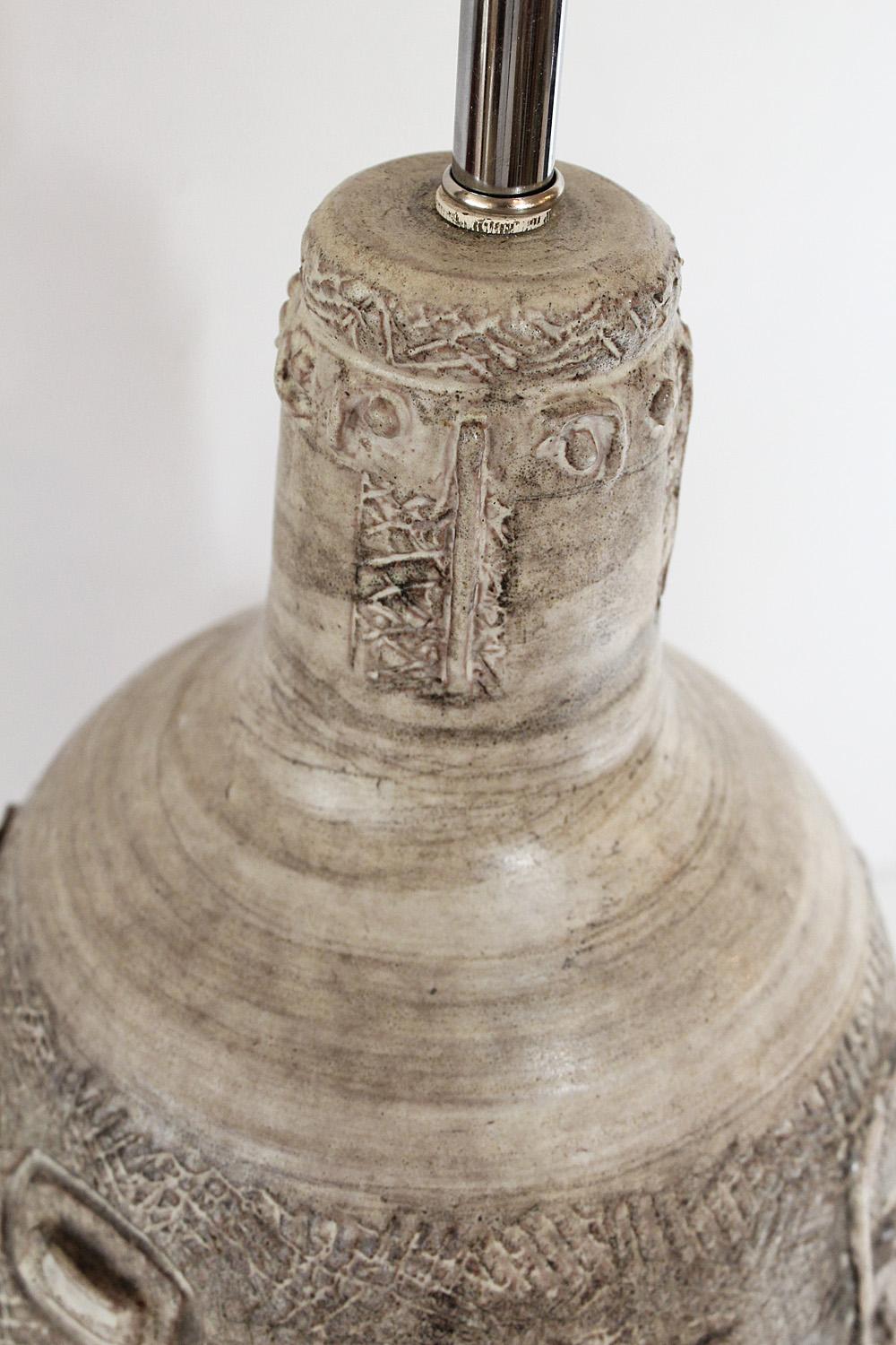 American 1960s Studio Pottery Lamp by W. Stephen Wing