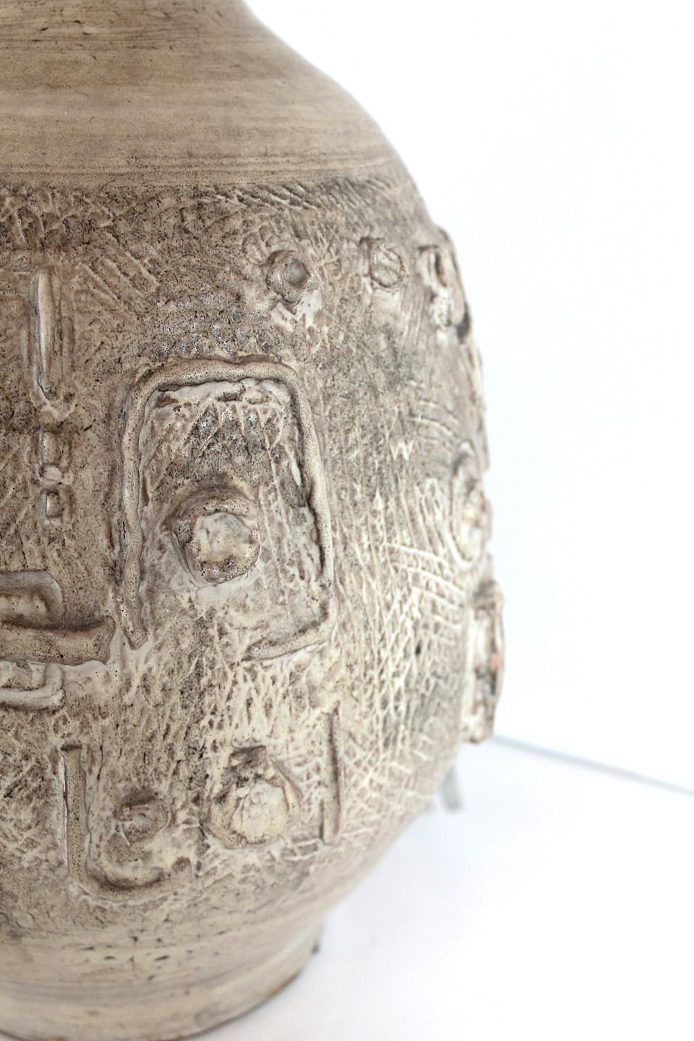 Mid-20th Century 1960s Studio Pottery Lamp by W. Stephen Wing