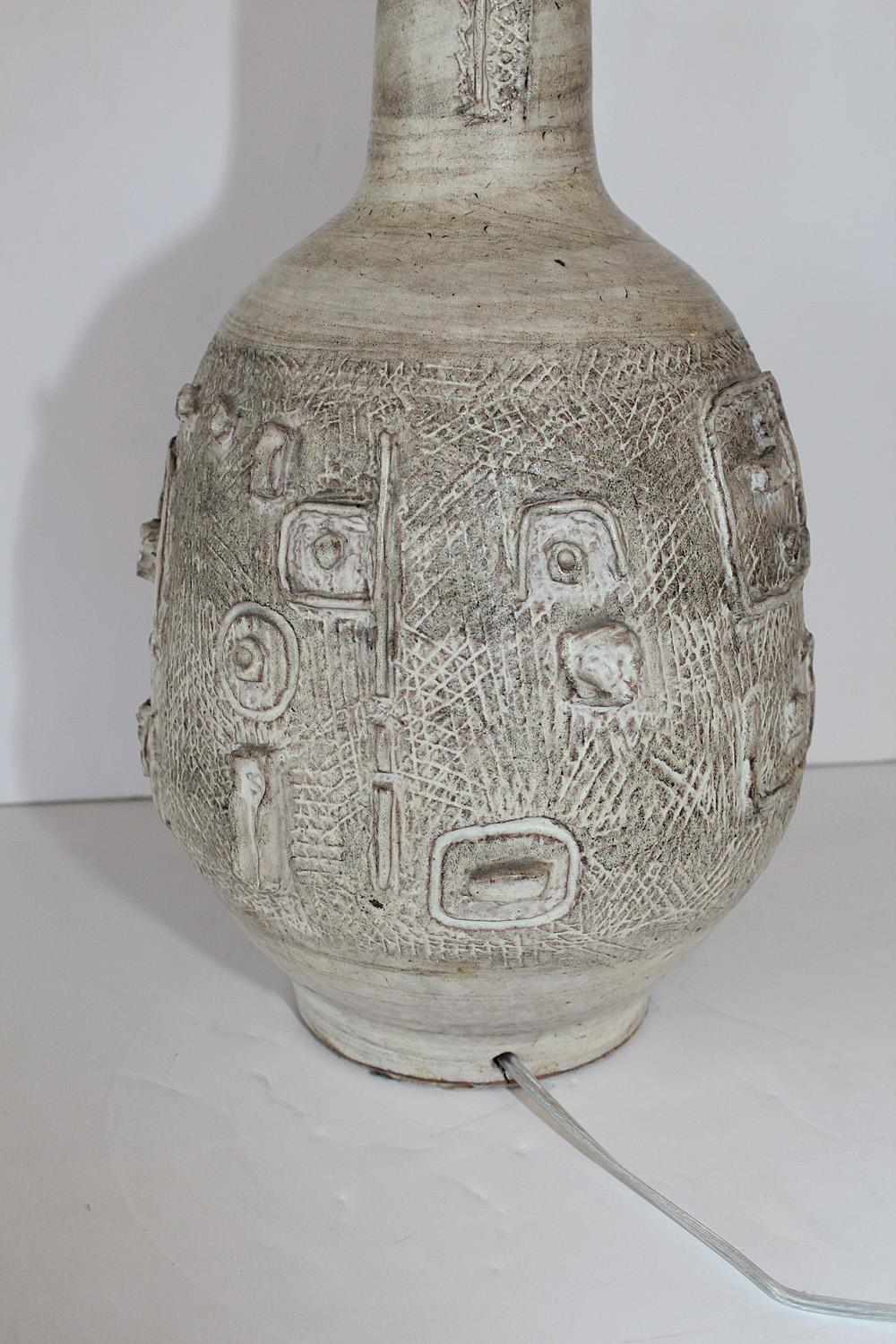 1960s Studio Pottery Lamp by W. Stephen Wing 1
