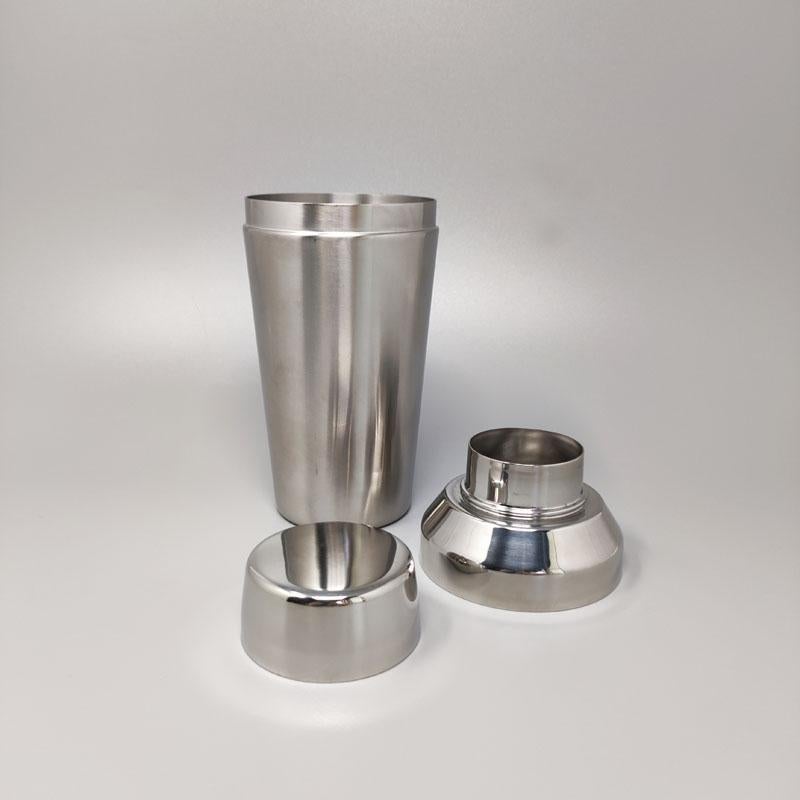 1960s Stunning Cocktail Shaker AMC in Stainless Steel, Made in Germany In Excellent Condition For Sale In Milano, IT