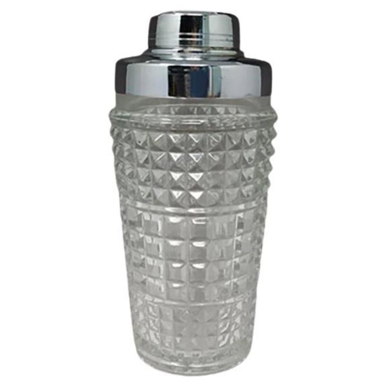 1960s Stunning Cut Crystal Cocktail Shaker. Made in Italy For Sale at