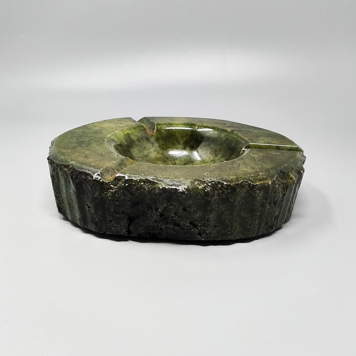 Atemberaubendes grünes Alabaster-Rauchbesteck von Romano Bianchi, 1960er Jahre im Angebot 4