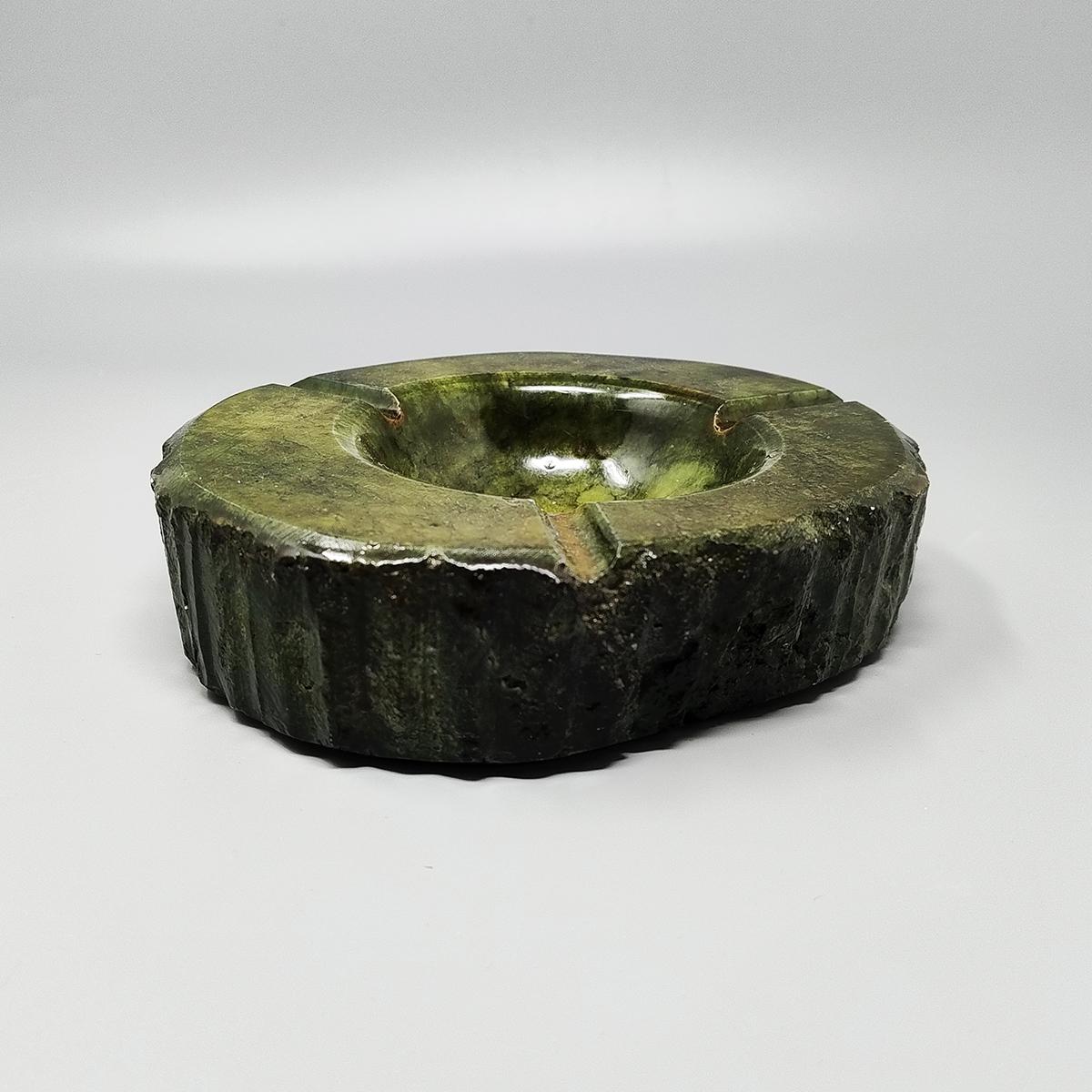 Atemberaubendes grünes Alabaster-Rauchbesteck von Romano Bianchi, 1960er Jahre im Angebot 5