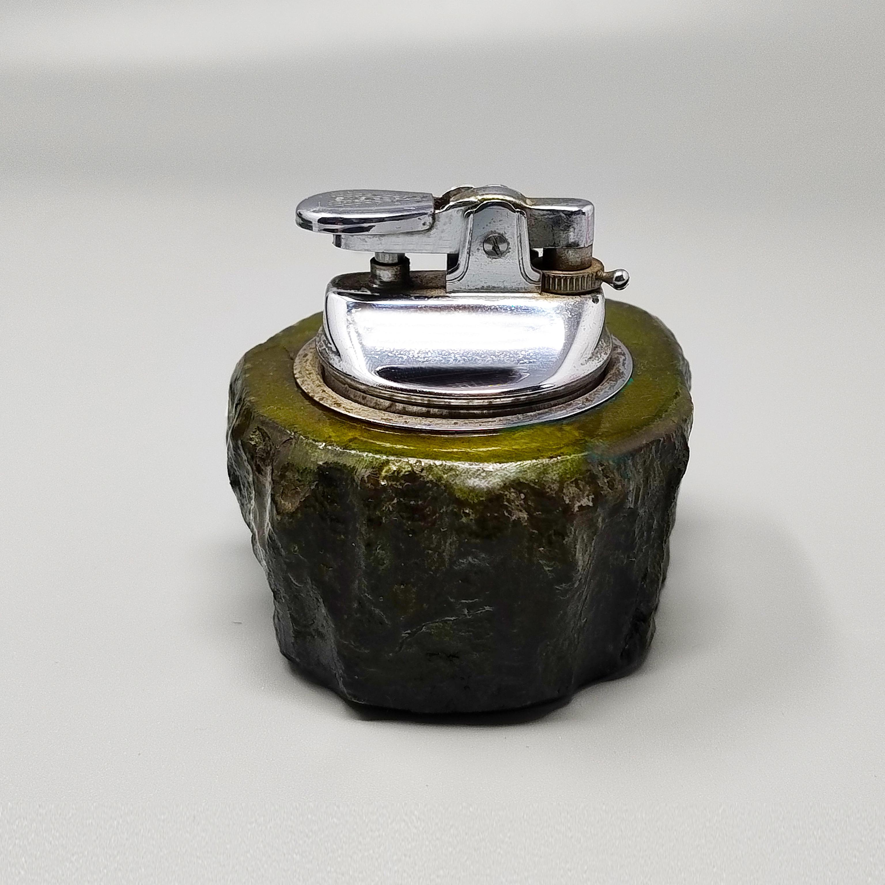 Atemberaubendes grünes Alabaster-Rauchbesteck von Romano Bianchi, 1960er Jahre im Angebot 2