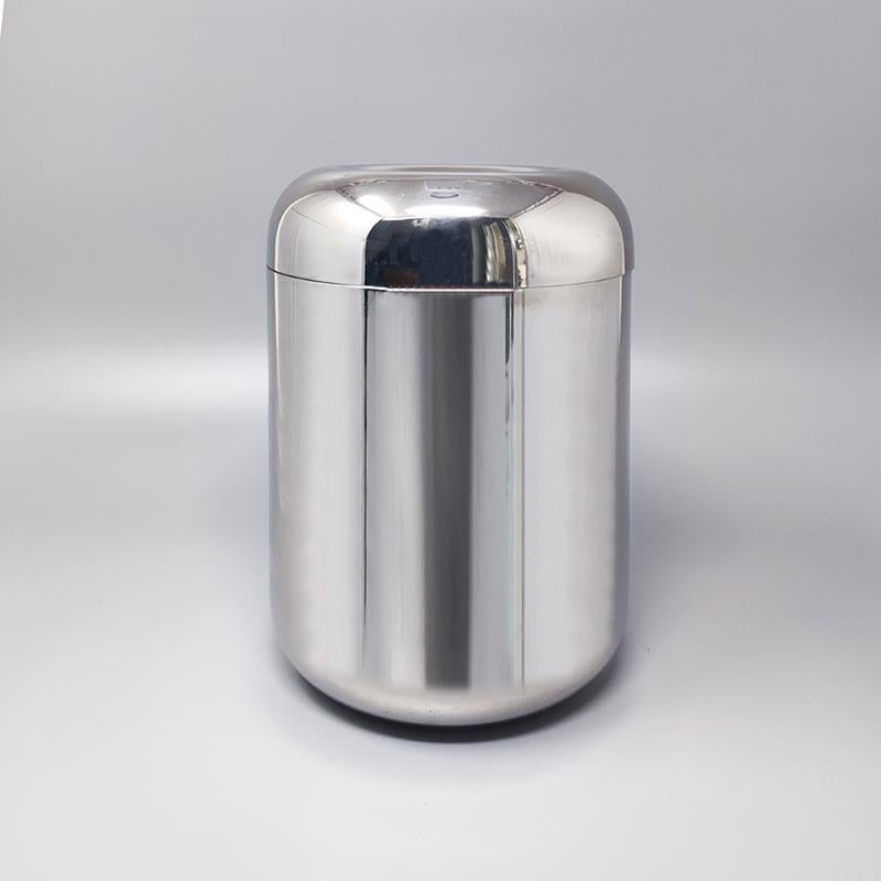 Mid-Century Modern 1960s Stunning Ice Bucket by Aldo Tura for Macabo, Made in Italy For Sale