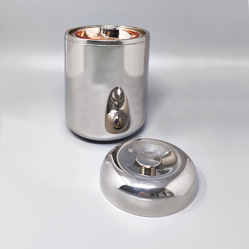 Italian 1960s Stunning Ice Bucket by Aldo Tura for Macabo, Made in Italy